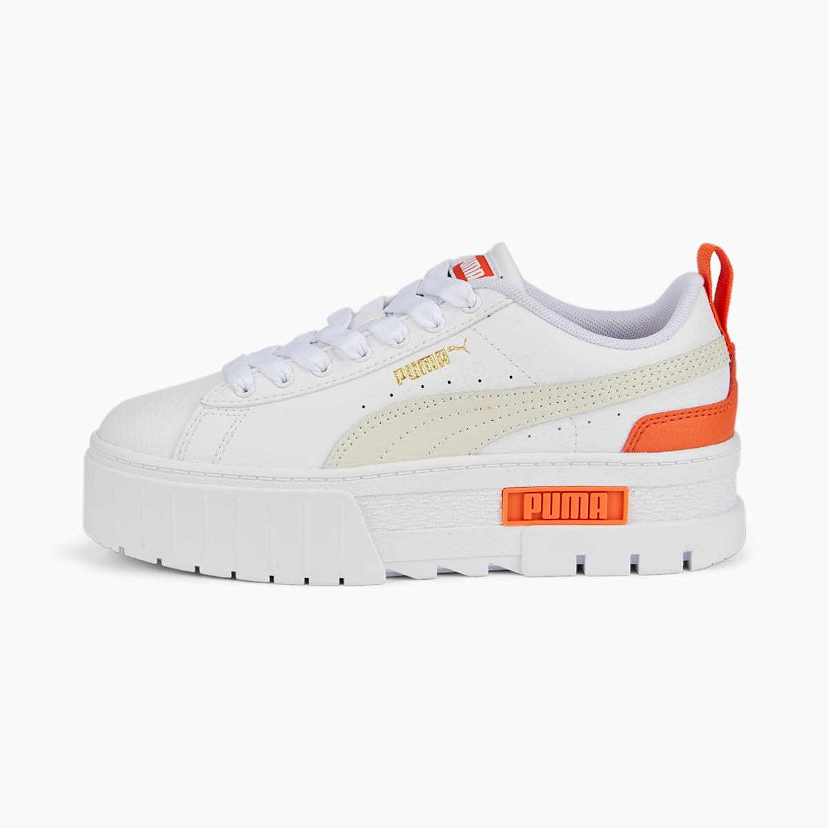 Mayze Leather Youth Trainers