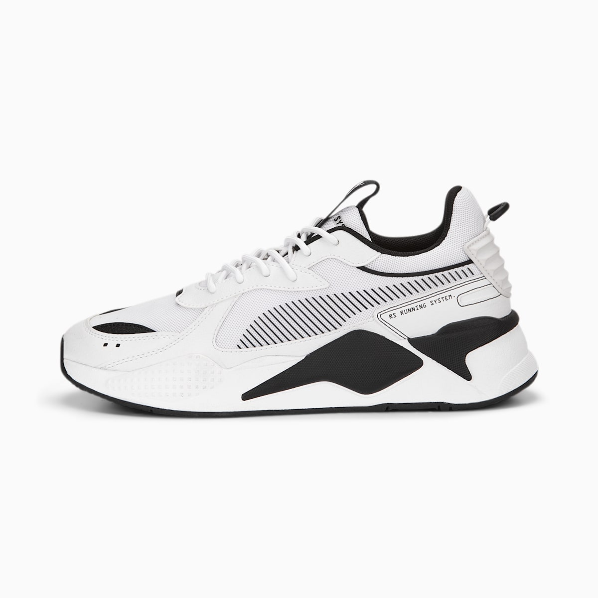 RS-X Black and White Sneakers