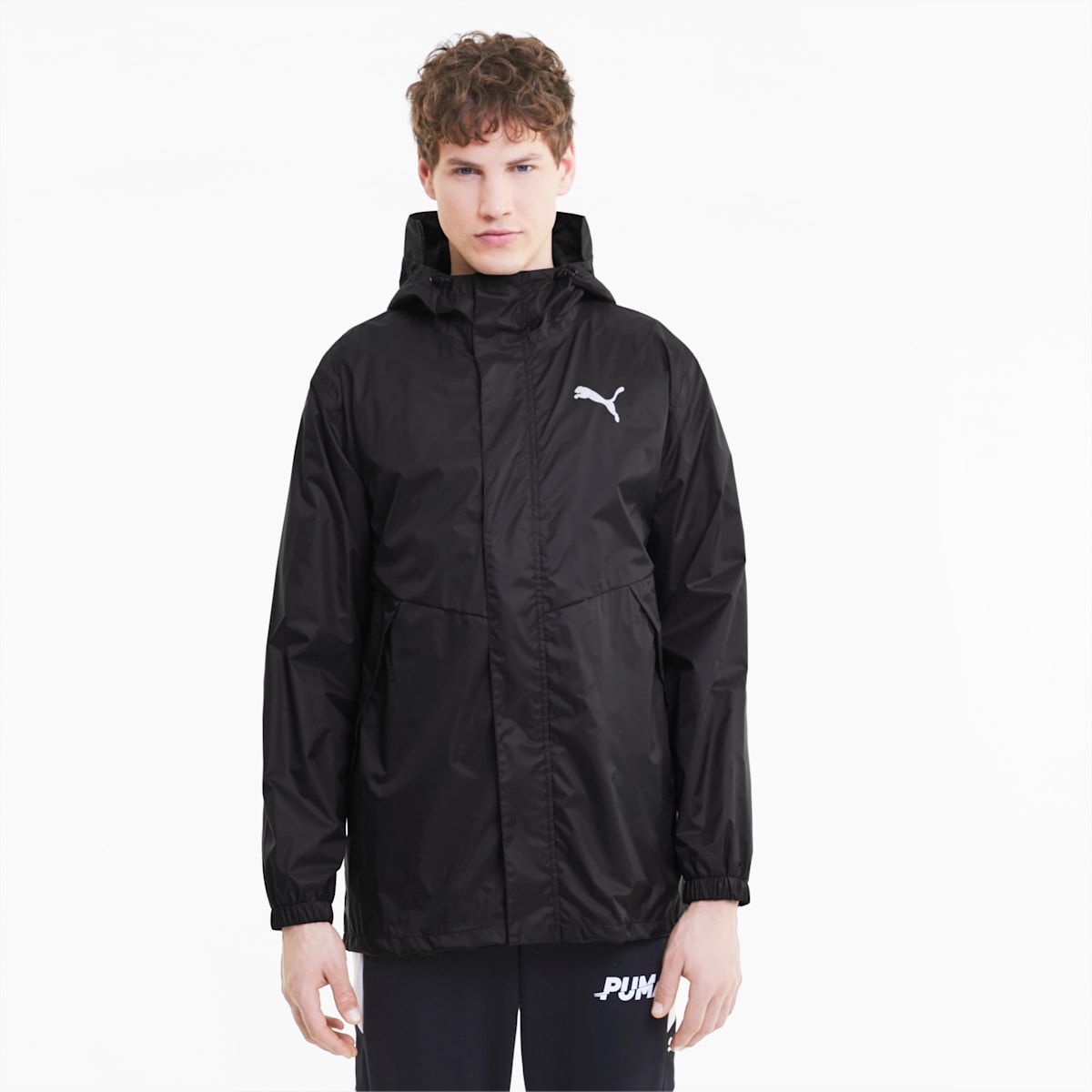 Hooded Men's Rain Jacket
