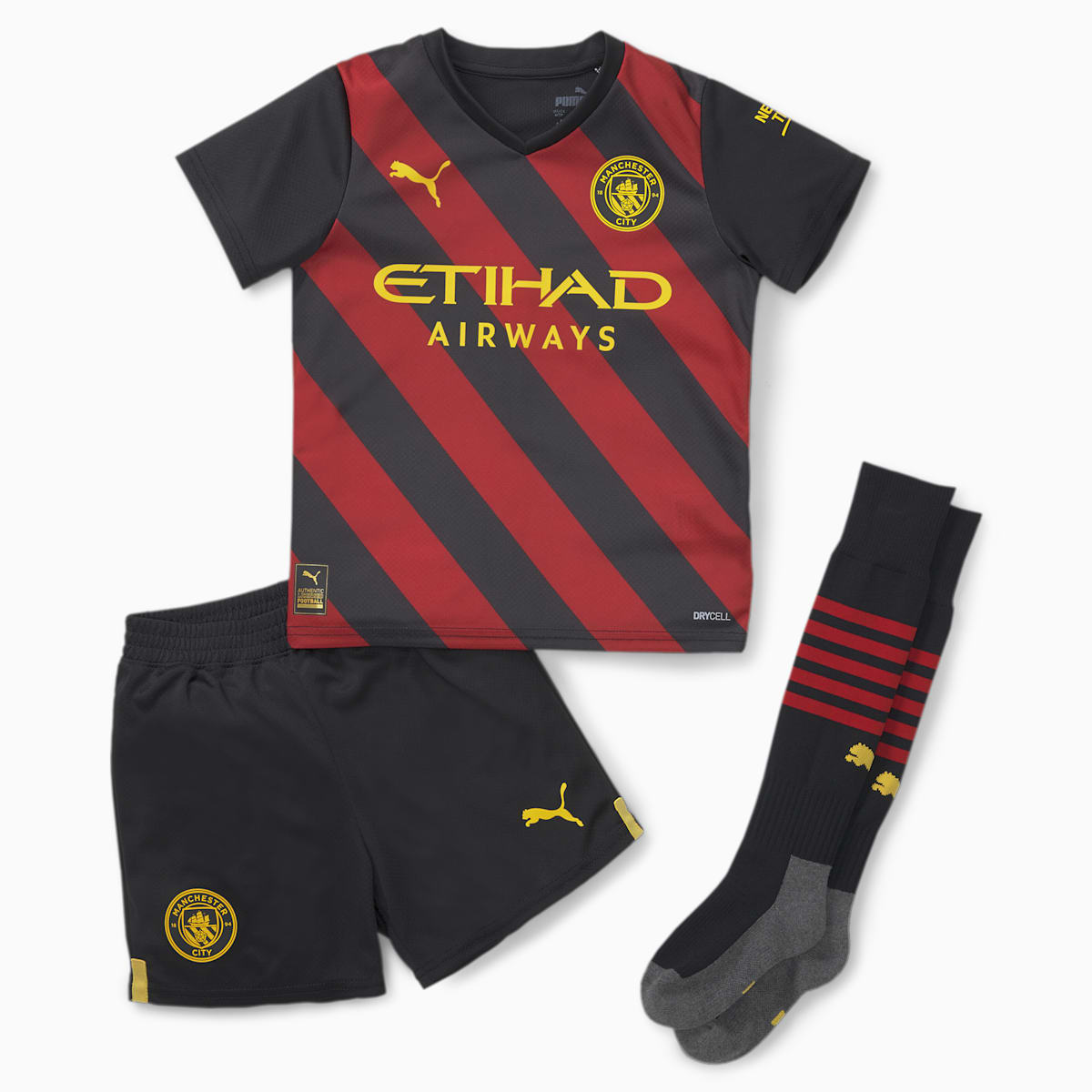 Manchester City F.C. Away 22/23 Mini Kit