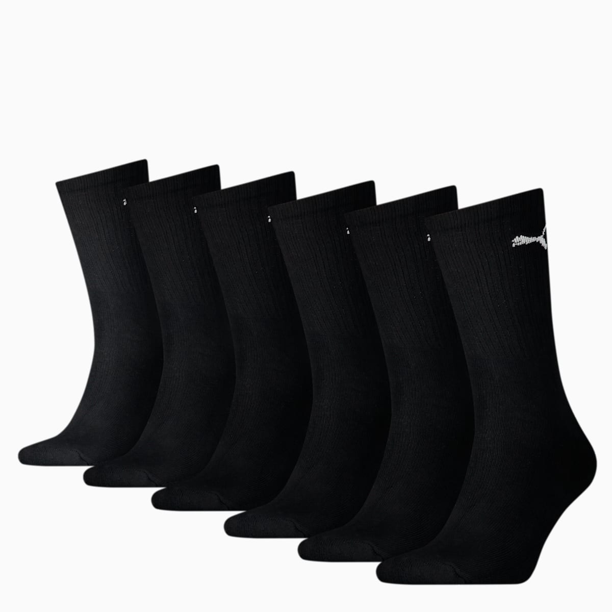 PUMA Unisex Sport Crew Socks 6 pack