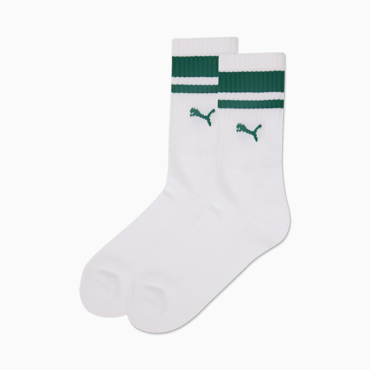 PUMA Unisex Crew Heritage Stripe Socks 2 Pack