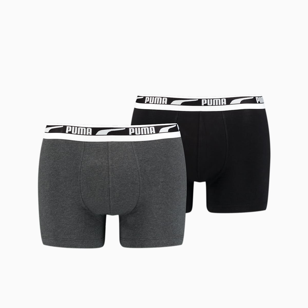 PUMA Men's Multi Logo Boxer 2 pack