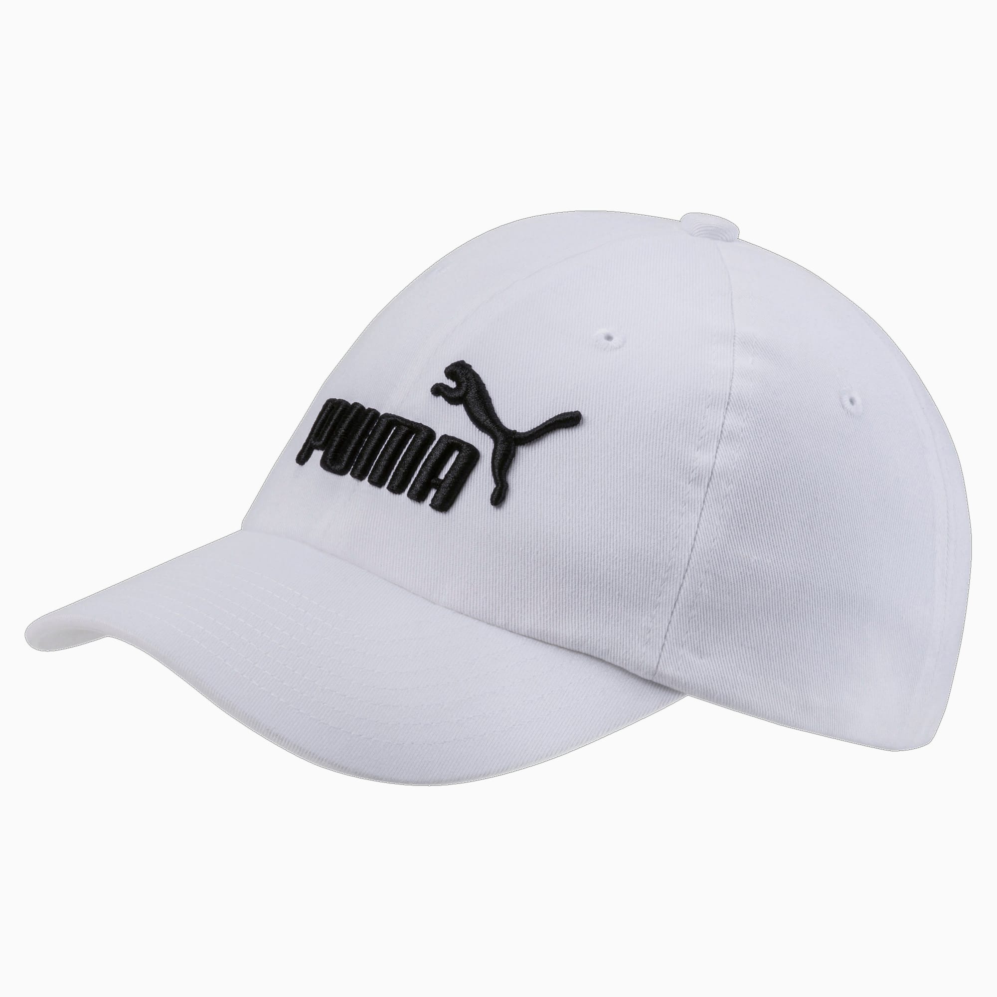 PUMA ESS Gewebte Cap Kinder, Weiß, Accessoires