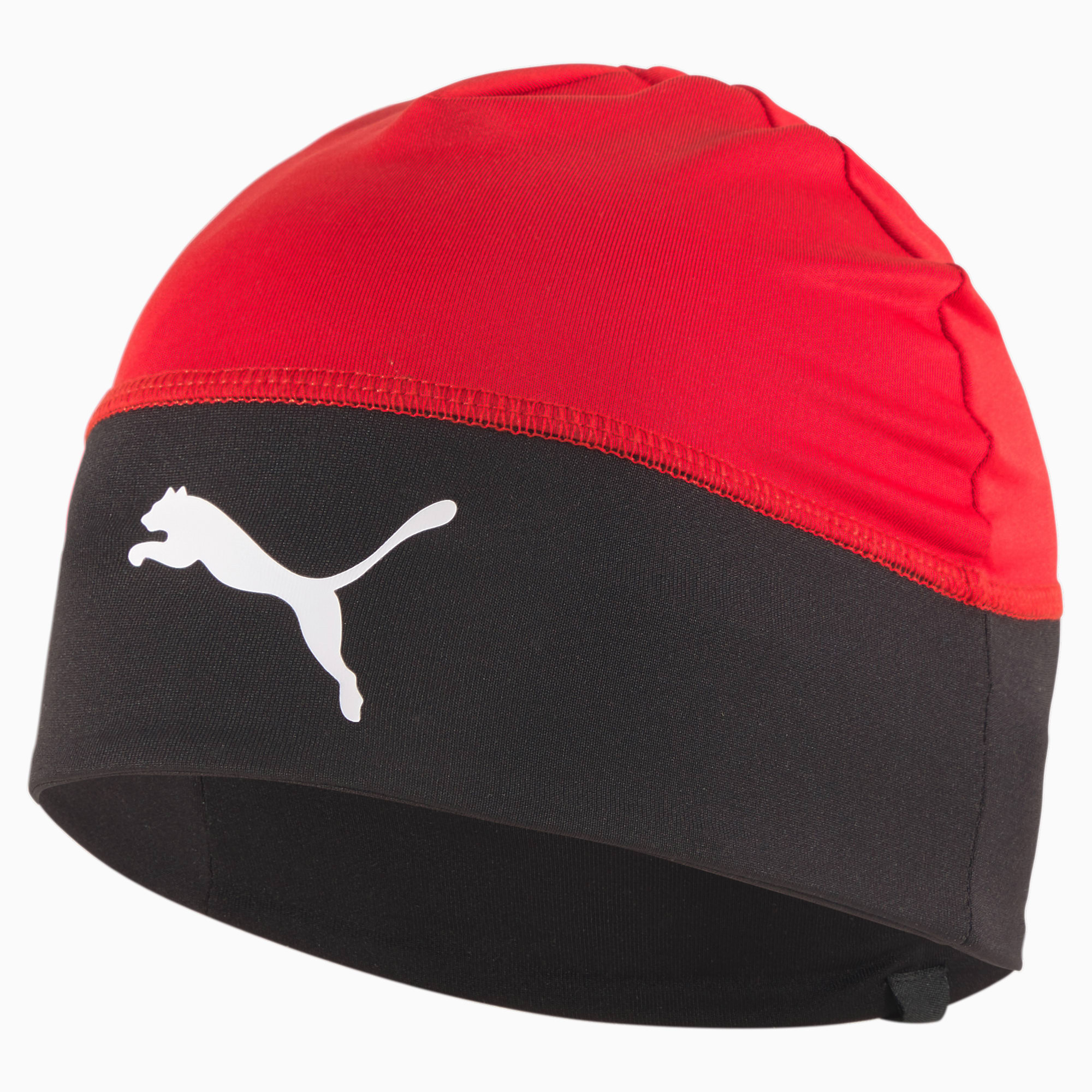 puma bonnet de football liga pour enfant, rouge/noir