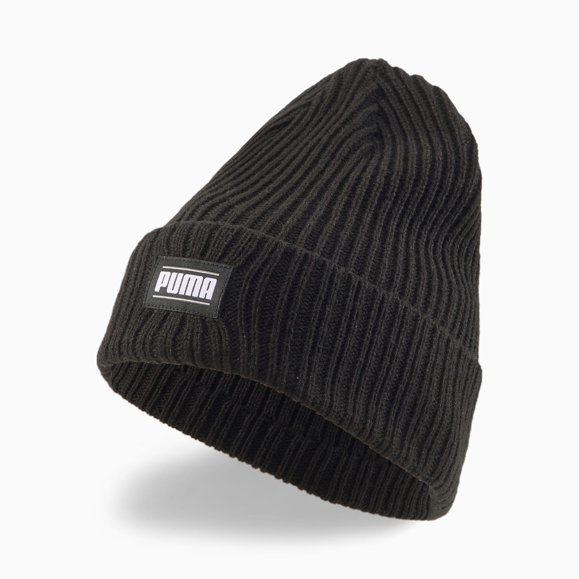 PUMA Klassische Beanie mit Rippung Für Herren, Schwarz, Accessoires