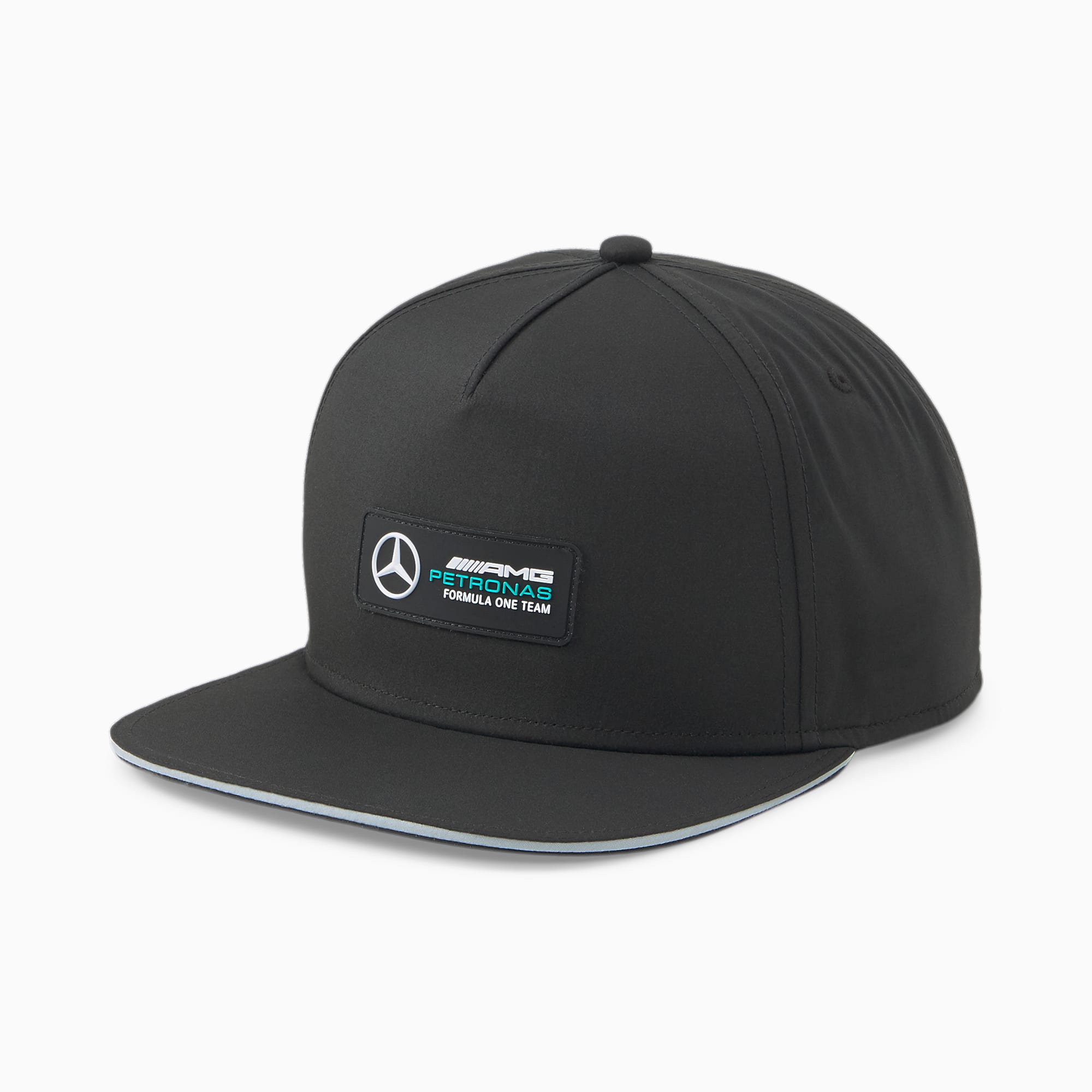 PUMA Mercedes-AMG Petronas Motorsport Cap Mit Flachem Schirm Für Herren, Schwarz, Größe: Adult, Accessoires