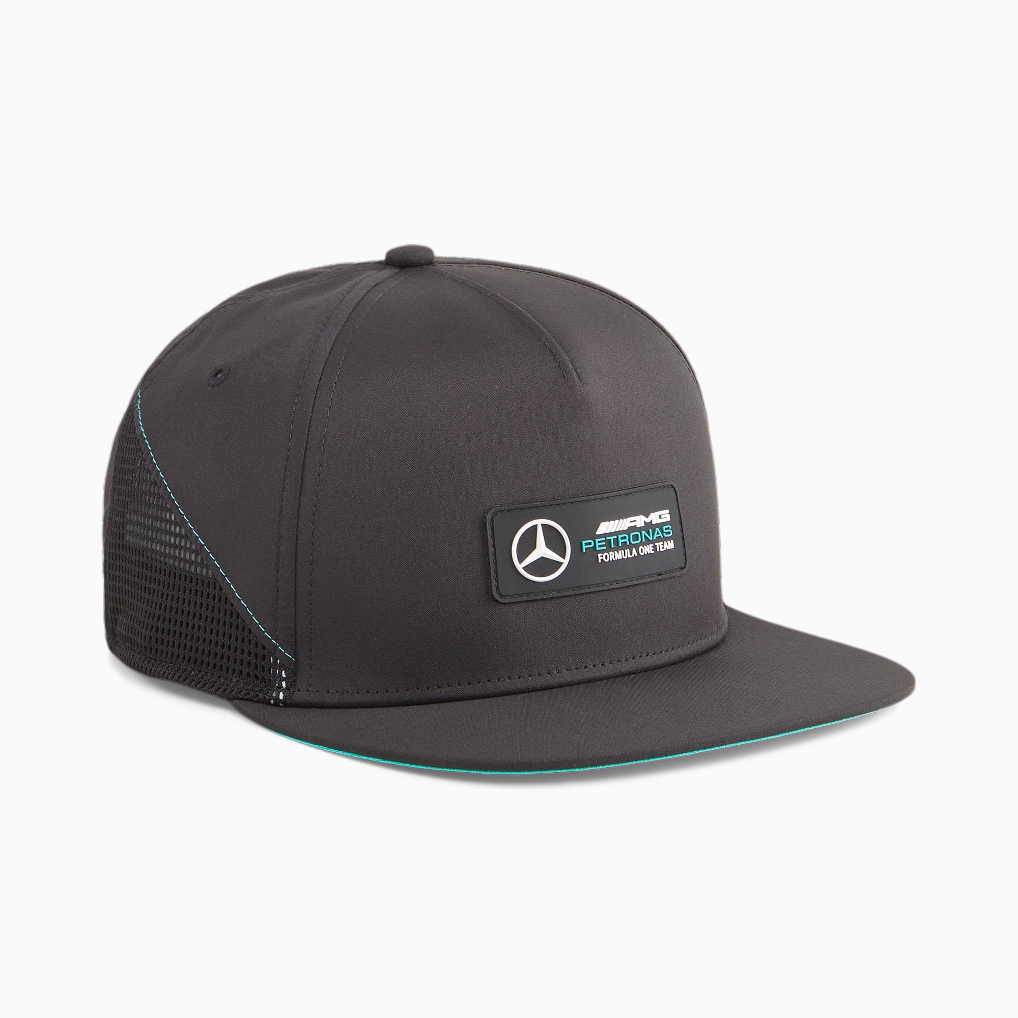 PUMA Mercedes-AMG PETRONAS Cap mit flachem Schirm Für Damen, Schwarz, Accessoires