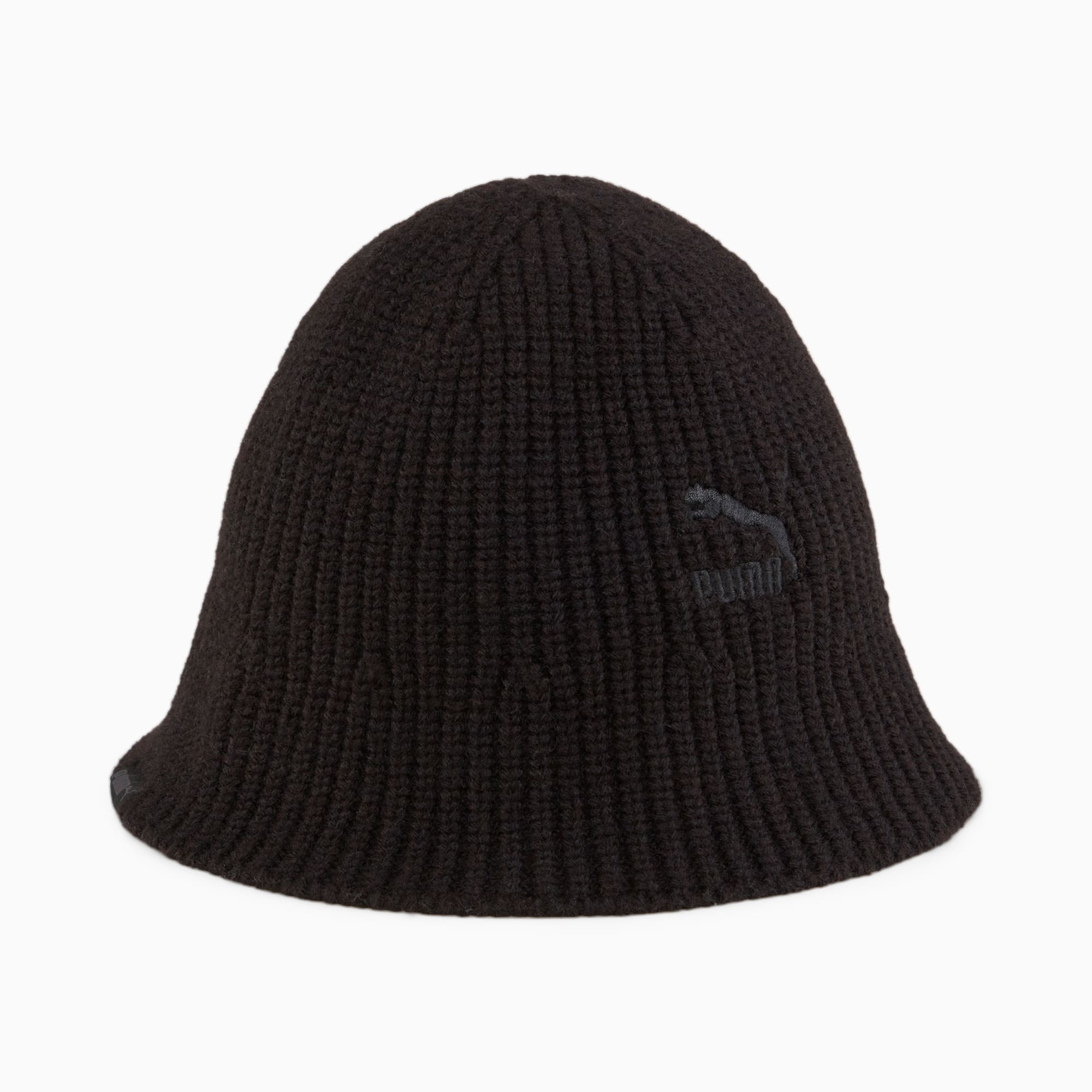 PUMA PRIME Knitted Bucket Hat Für Damen, Schwarz, Größe: S/M, Accessoires