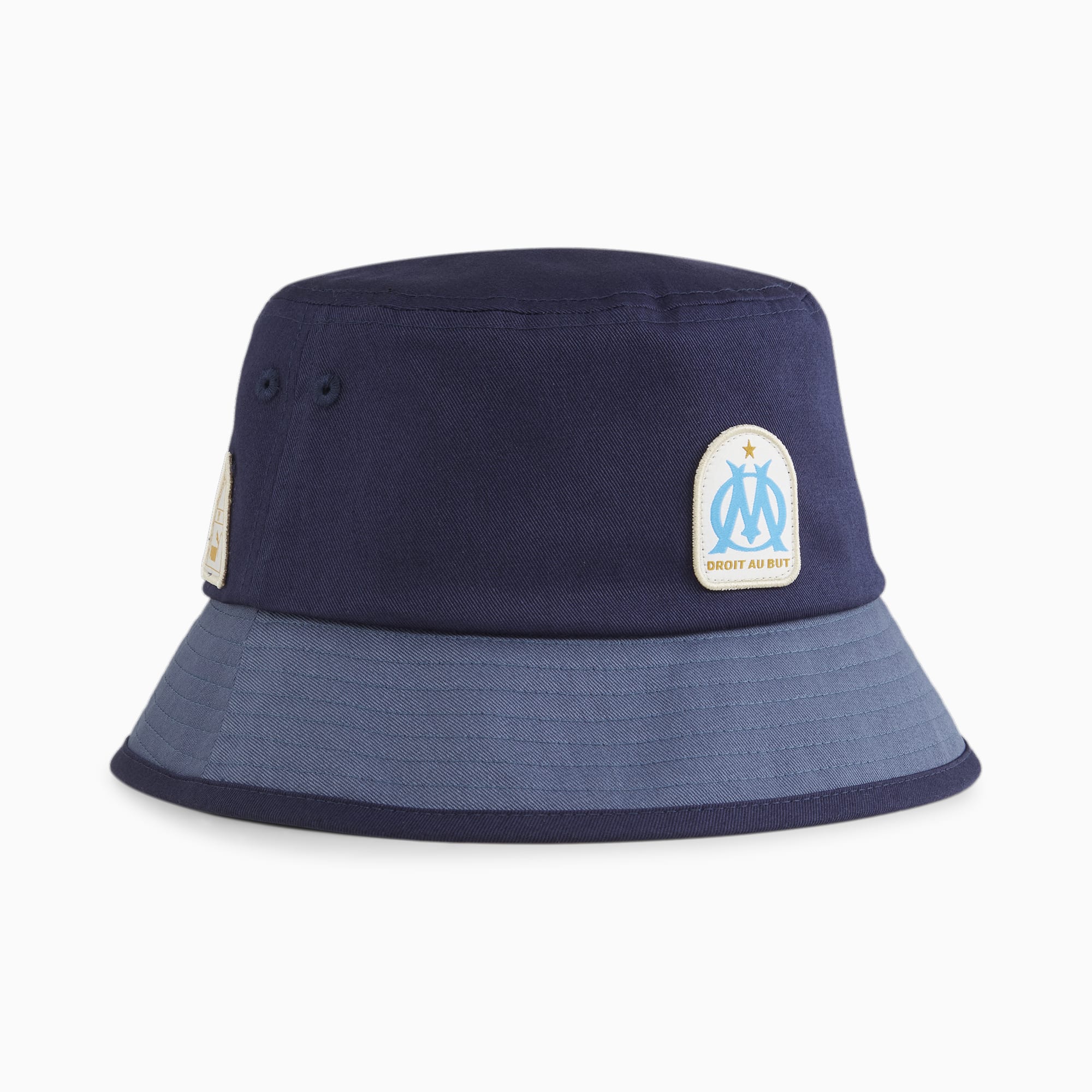 PUMA Olympique de Marseille Bucket Hat Für Damen, Blau, Größe: Adult, Accessoires