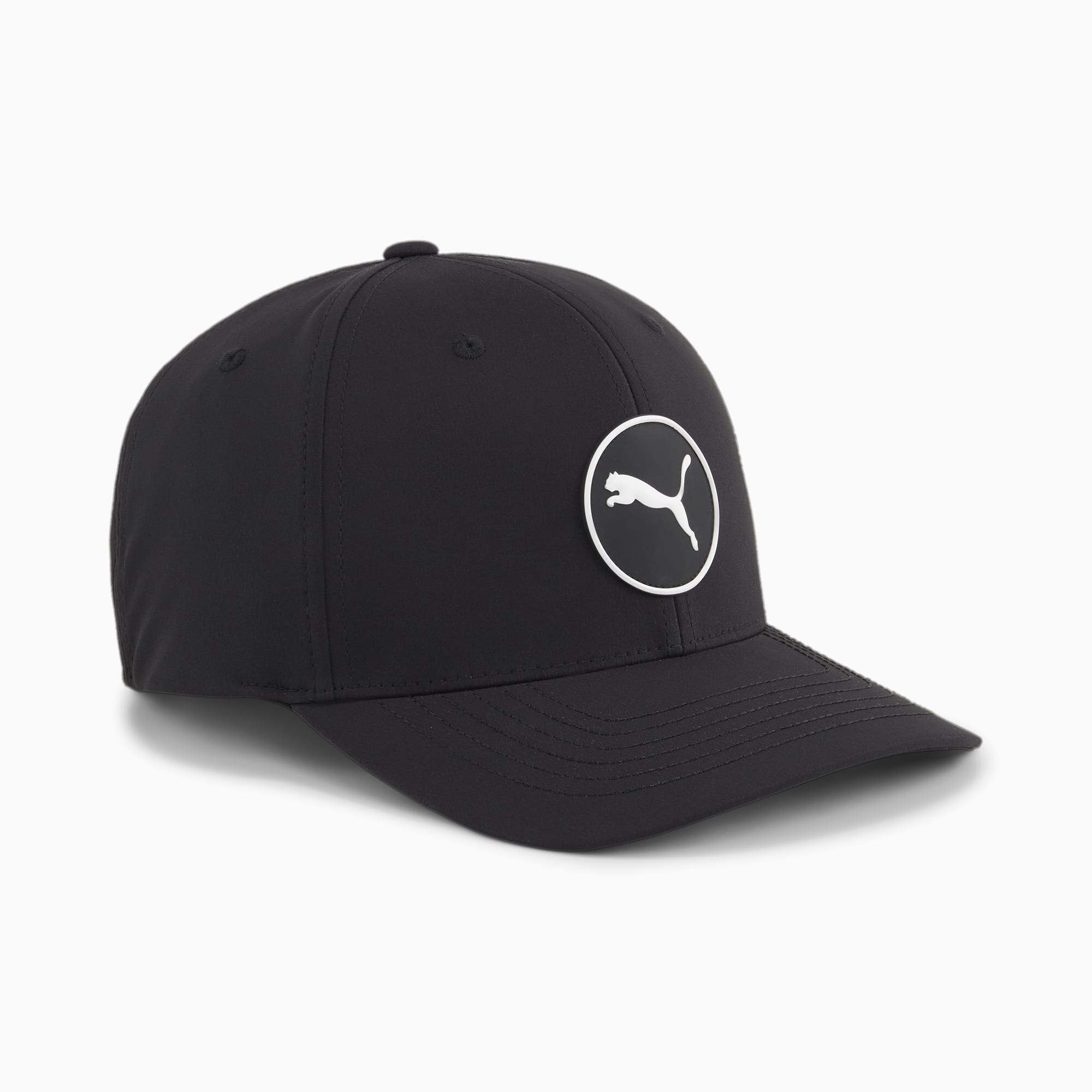 Men's PUMA Circle Cat Tech Golf Cap, Black, Size Adult, Accessories