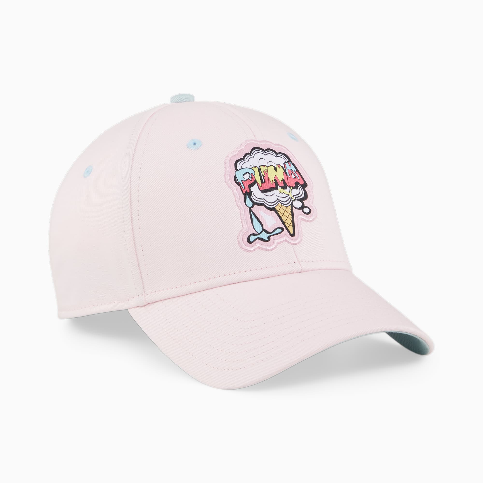 PUMA Comic Youth Cap, Whisp Of Pink/Ice Cream Grap, Accessories