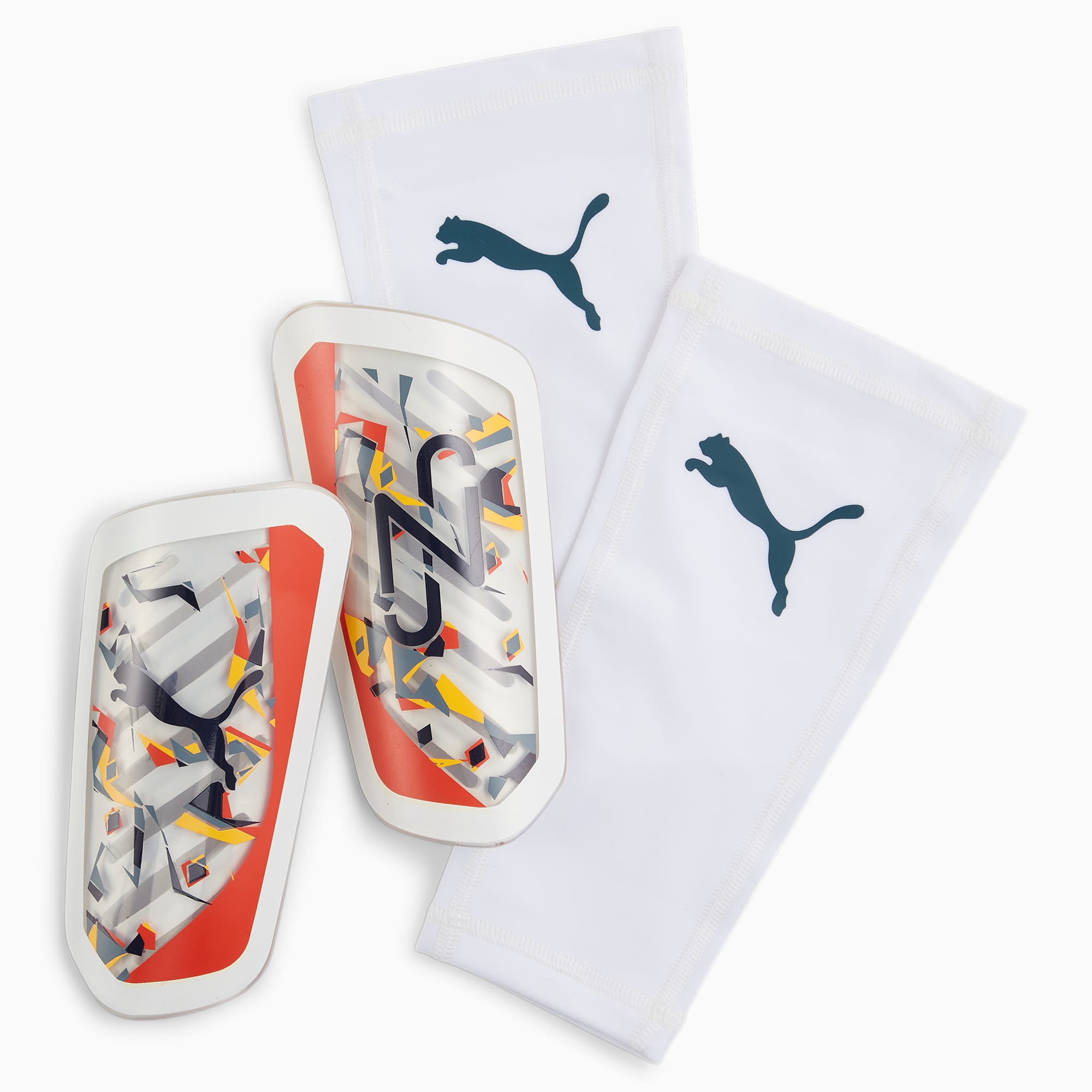 PUMA x NEYMAR JR scheenbeschermers, Wit/Zwart