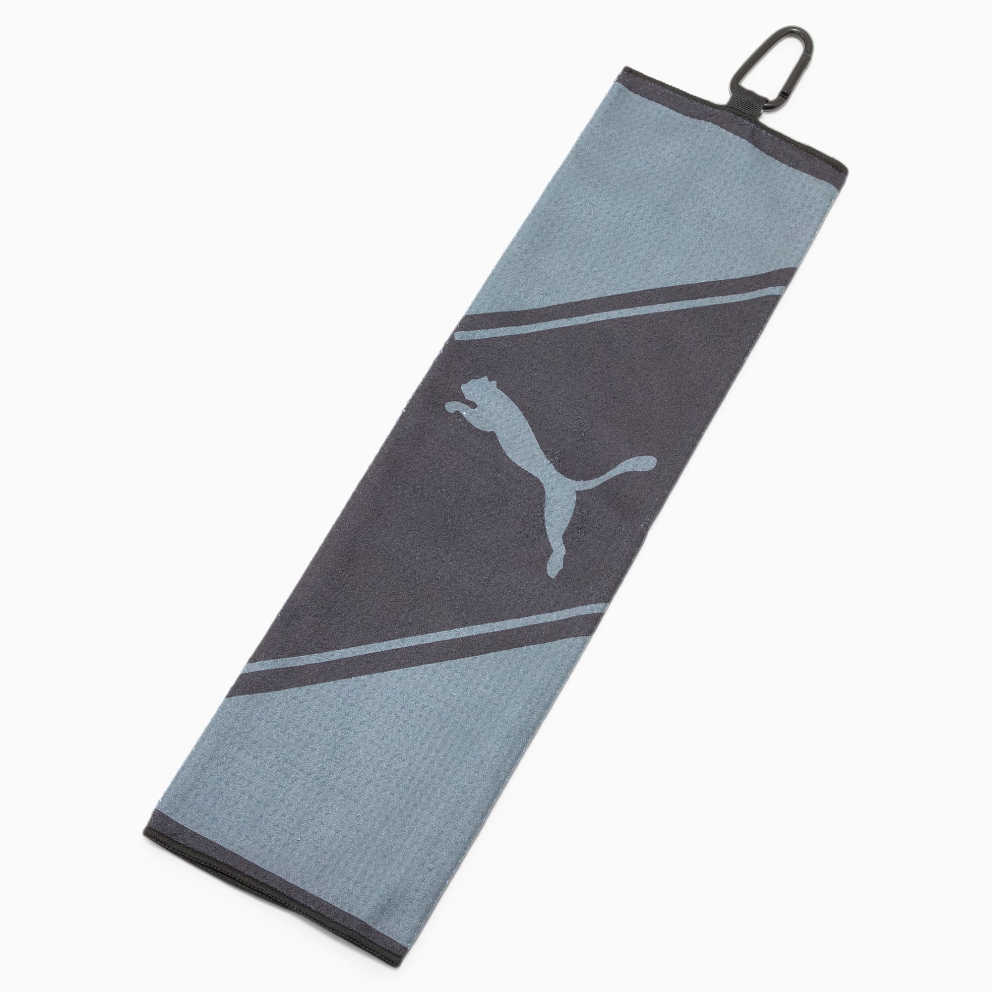 Women's PUMA Tri-Fold Golf Towel, Grey, Clothing