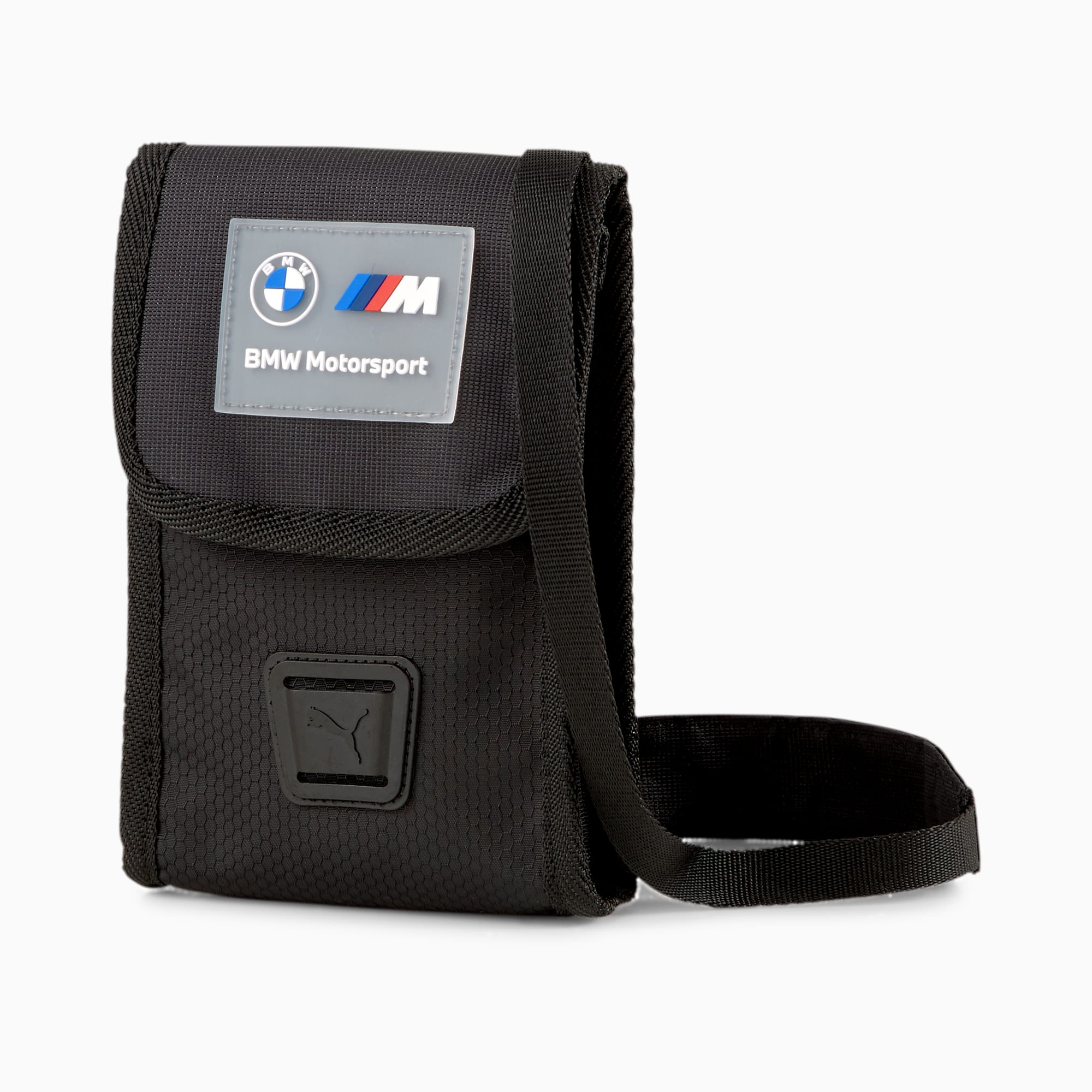 BMW M Motorsport kleine draagbare tas voor Heren, Zwart | PUMA