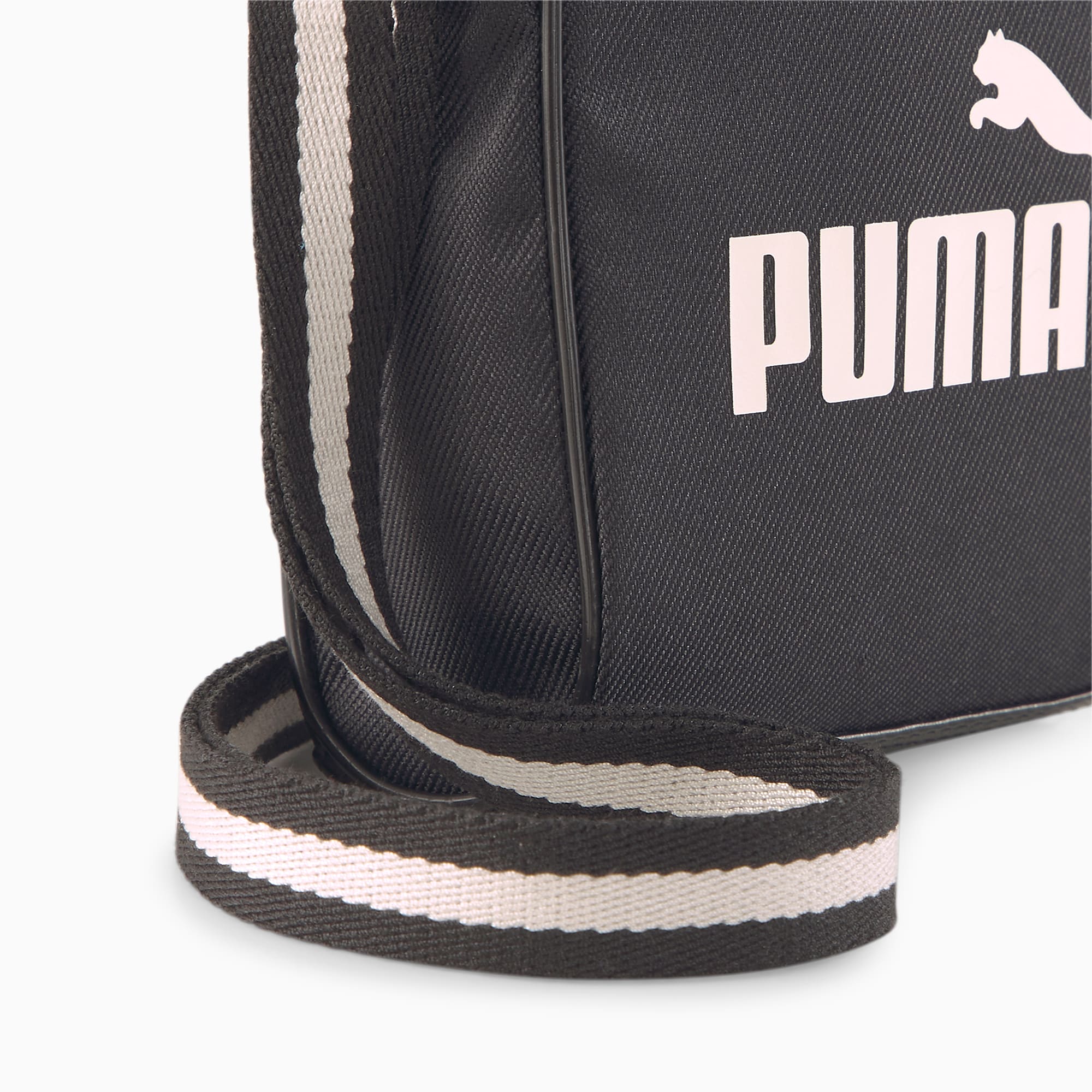 Women's PUMA Campus Compact Portable Shoulder Bag, Black