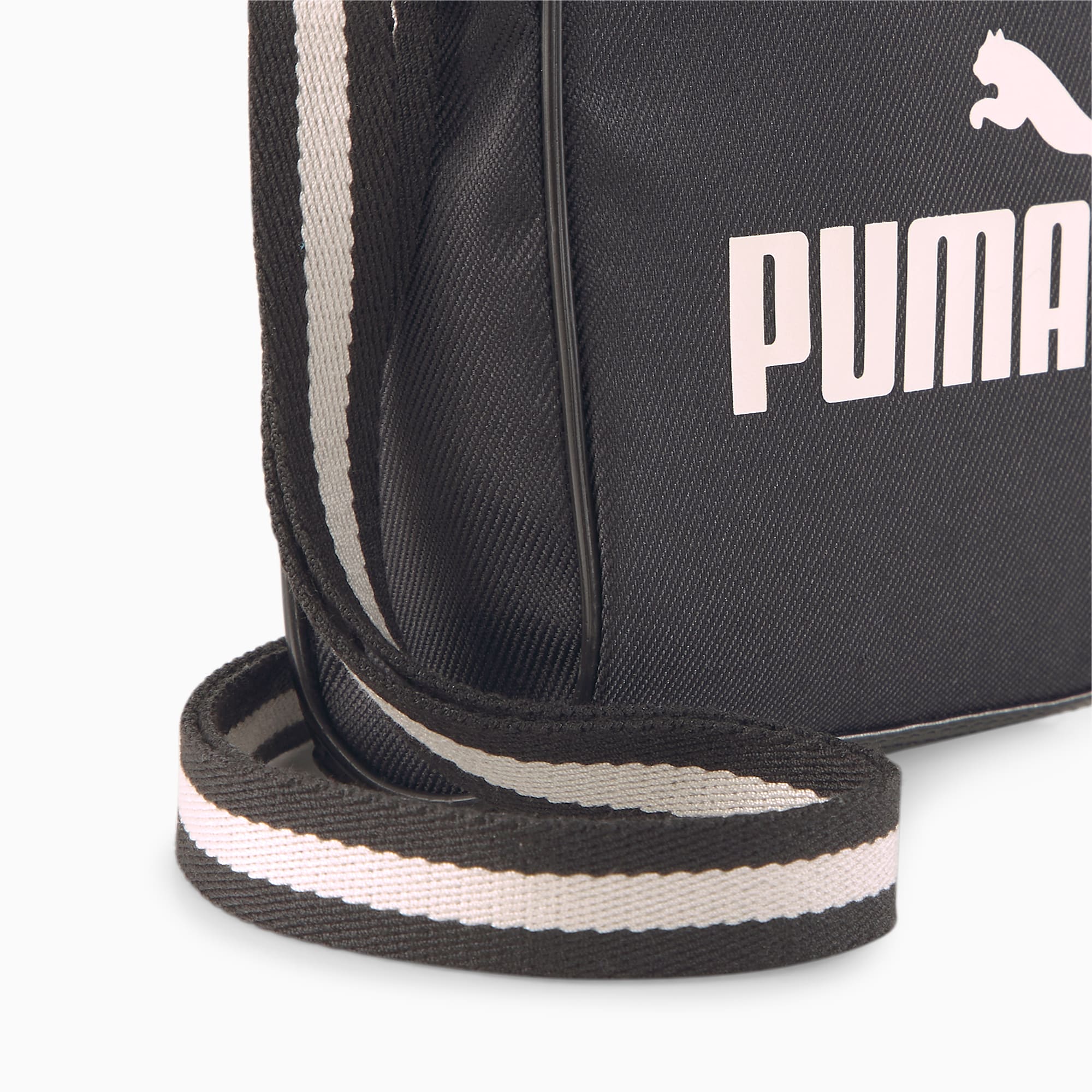 PUMA Campus Compact Schoudertas Voor Dames, Zwart