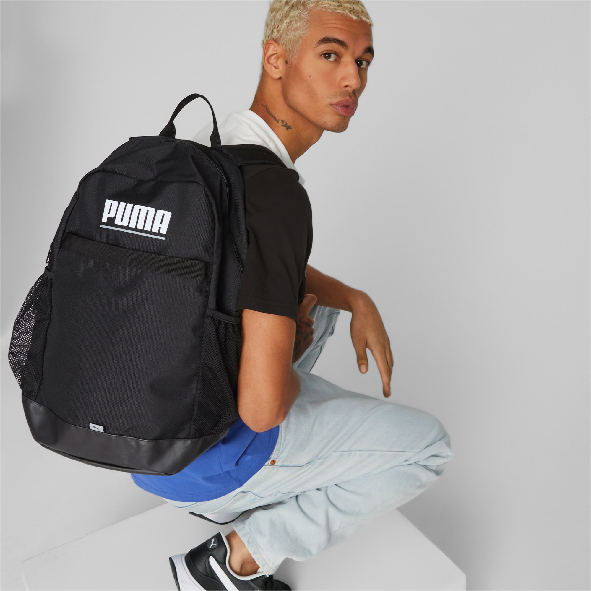 Women's PUMA Plus Backpack, Black, Accessories