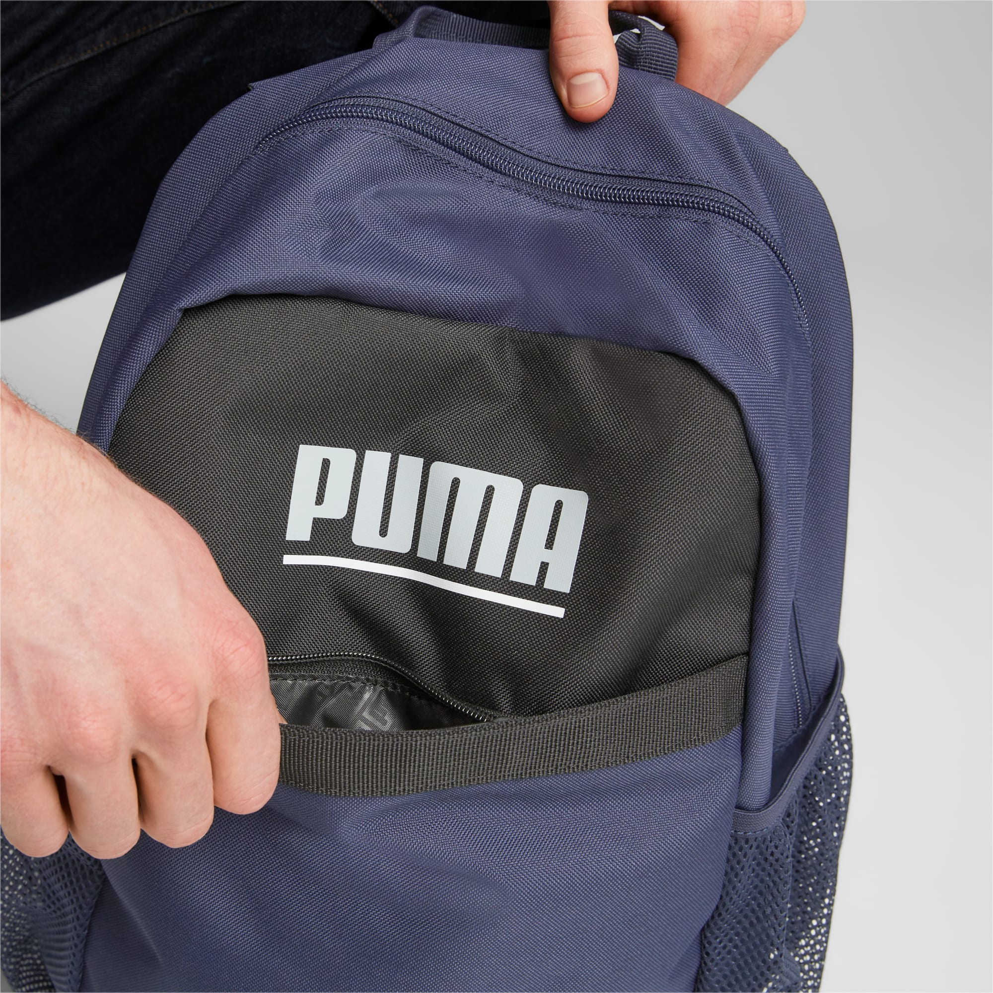 Women's PUMA Plus Backpack, Dark Blue, Accessories