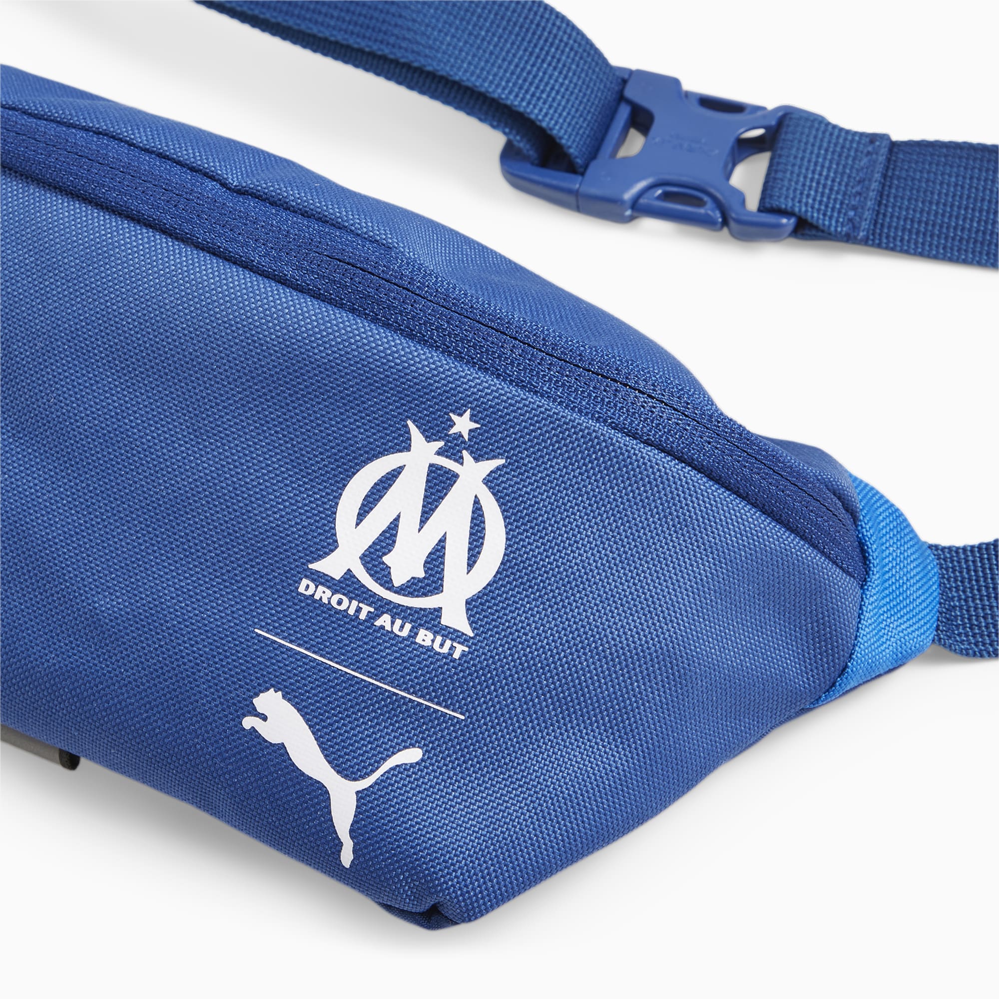 Women's PUMA Olympique De Marseille Fan Football Waist Bag, Royal Blue, Accessories