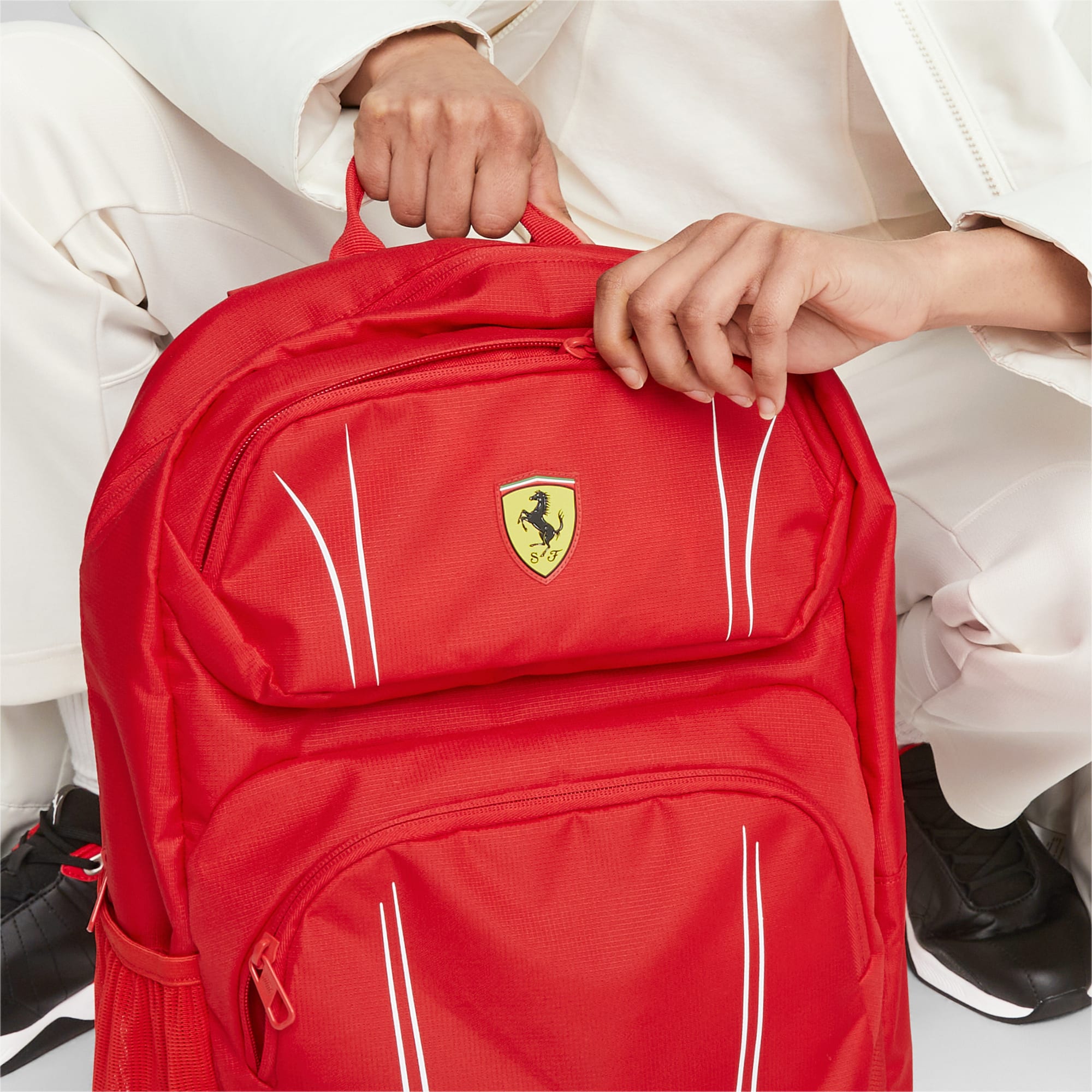 Women's PUMA Scuderia Ferrari Sptwr Race Backpack, Red