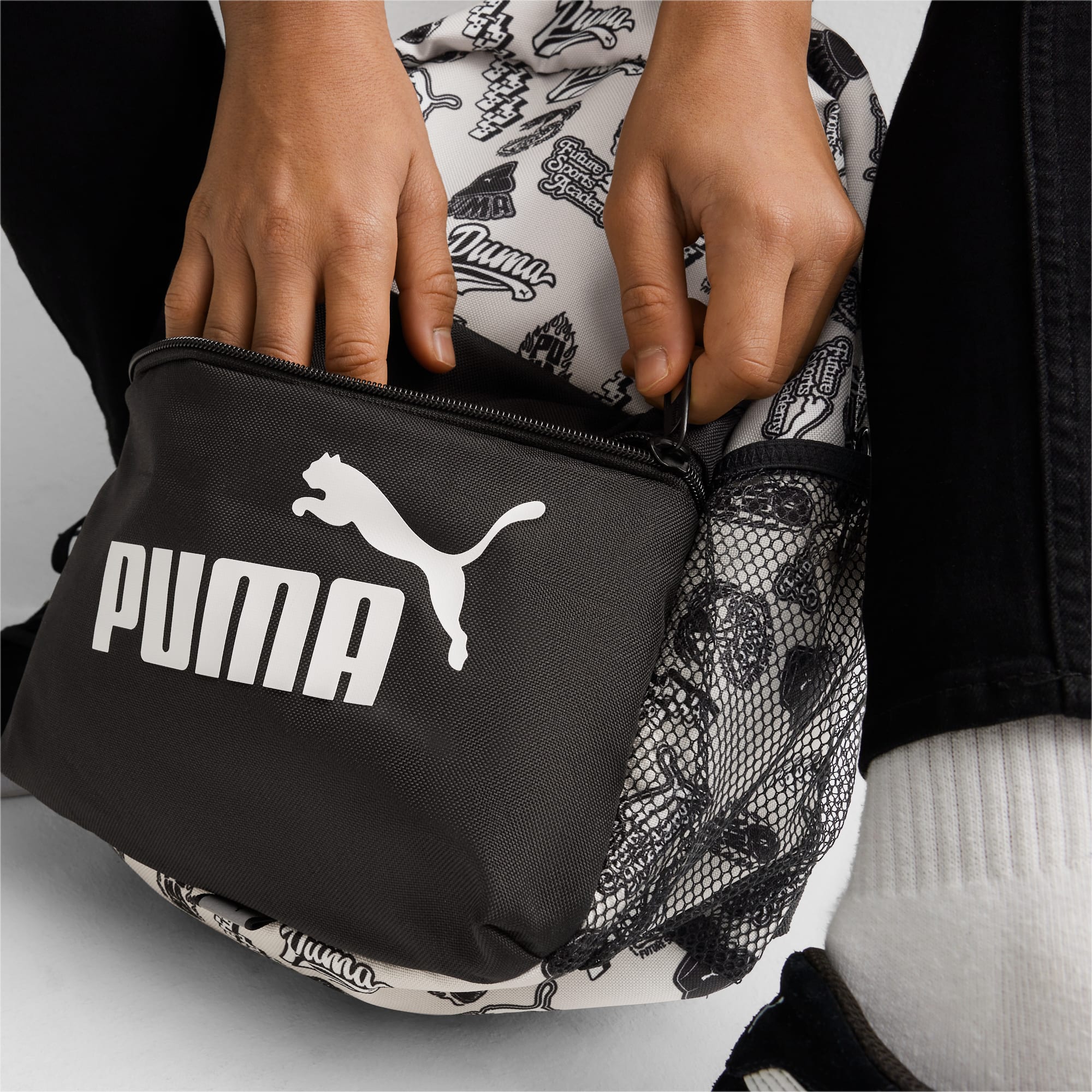 PUMA Phase Small Backpack, Alpine Snow/90Ies AOP, Accessories