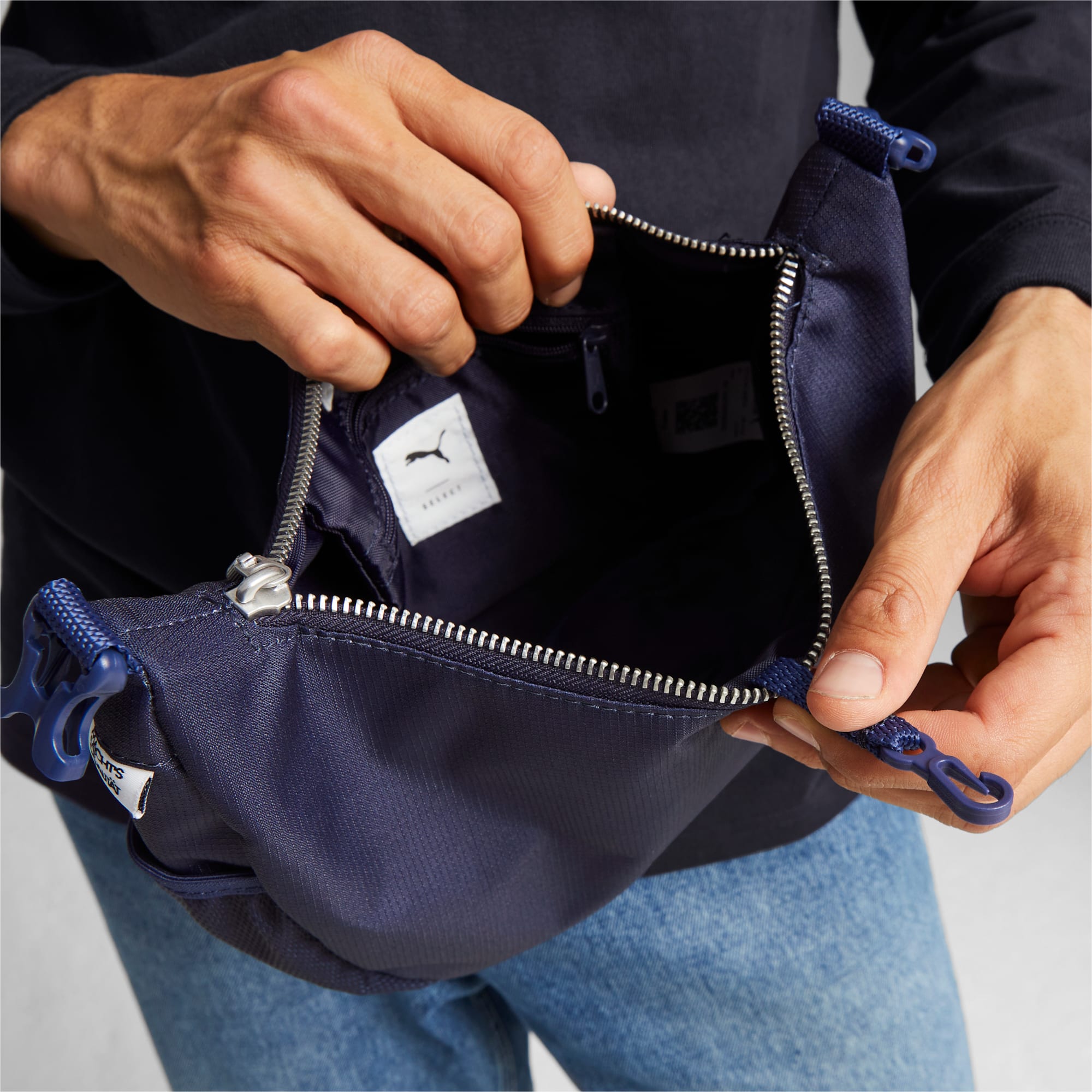 Women's PUMA Mmq Concept Hobo Bag, Dark Blue, Accessories