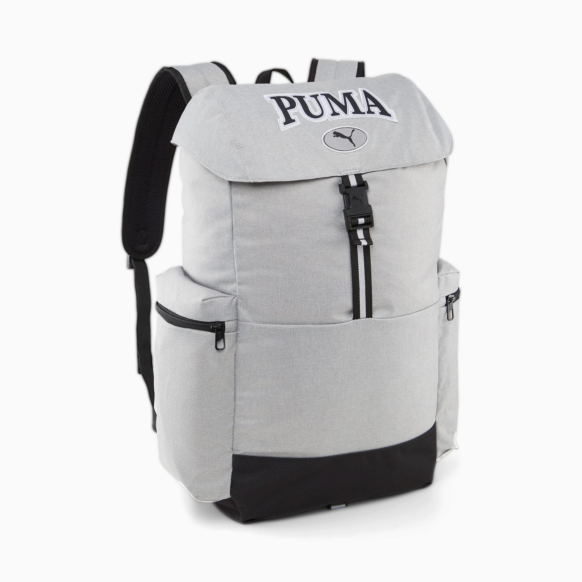 Women's PUMA Squad Backpack, Light Grey Heather, Accessories