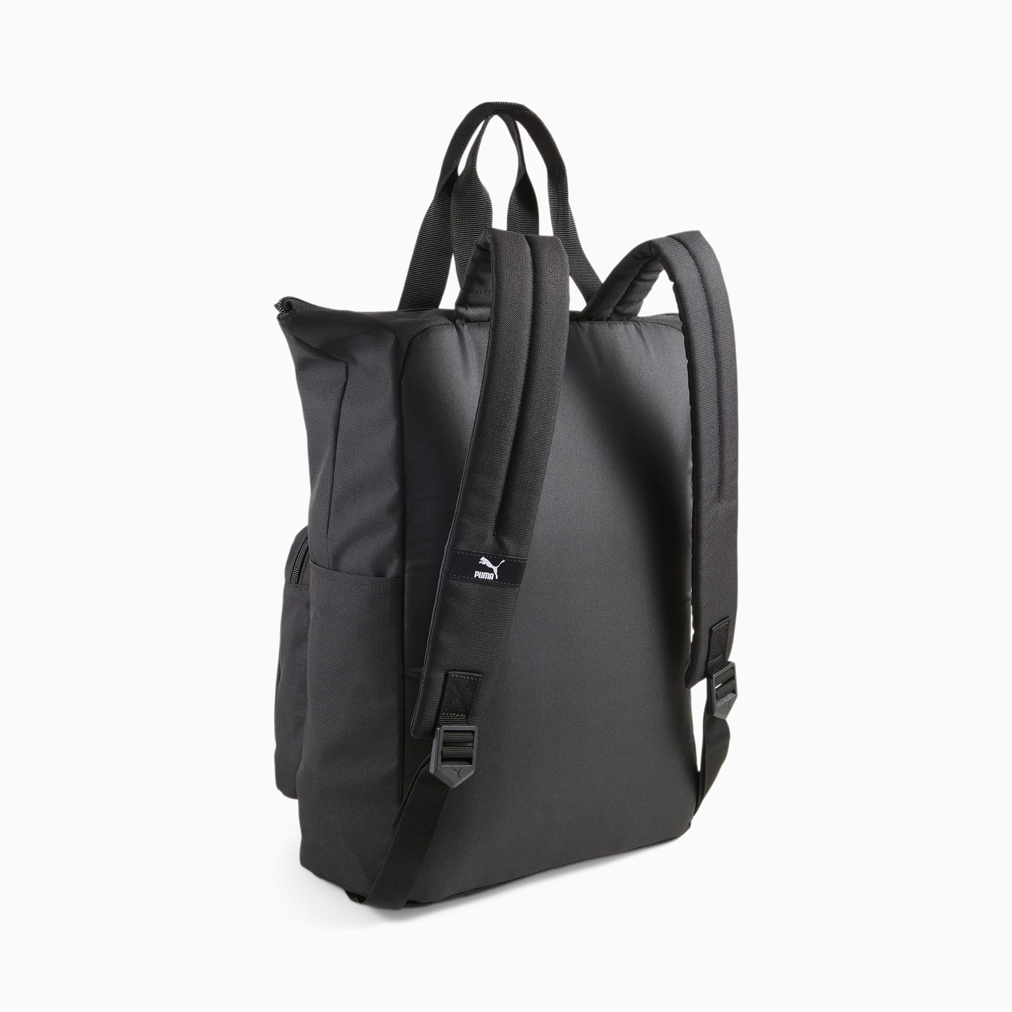 Men's PUMA Tote Backpack, Black/White
