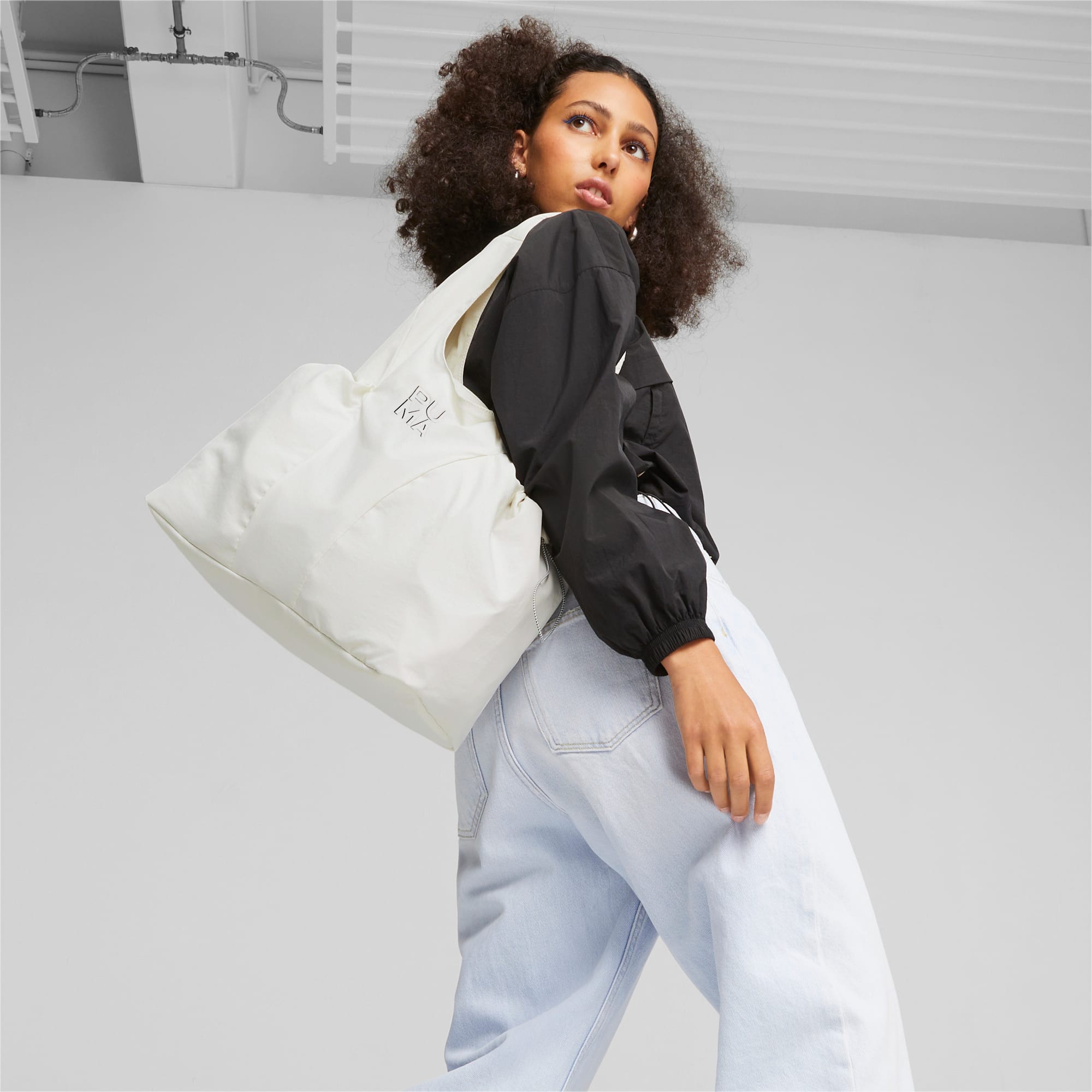 PUMA Infuse Women's Hobo Bag, Sedate Grey, Accessories