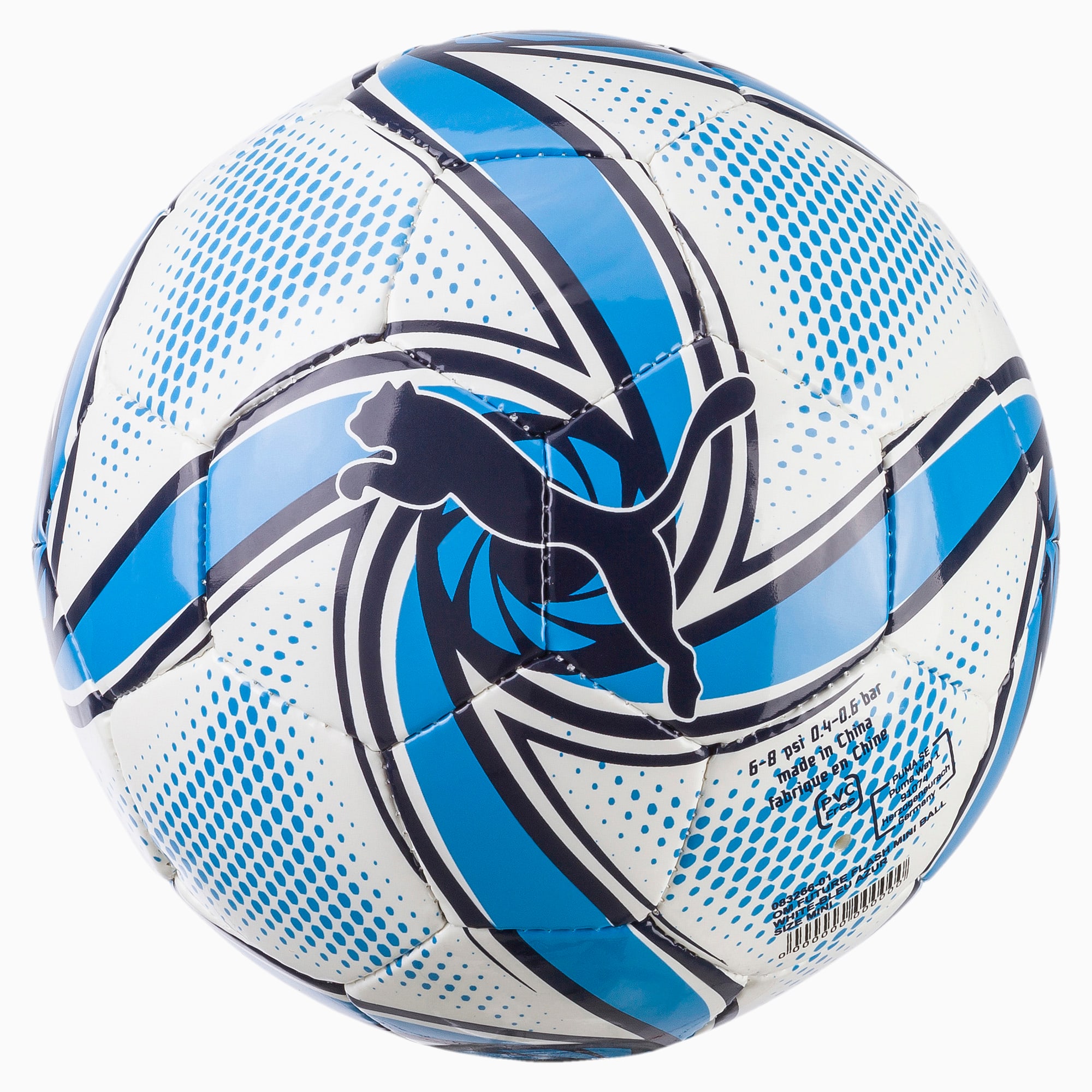 Olympique de Marseille FUTURE Flare minibal, Wit/Blauw, Maat Mini | PUMA
