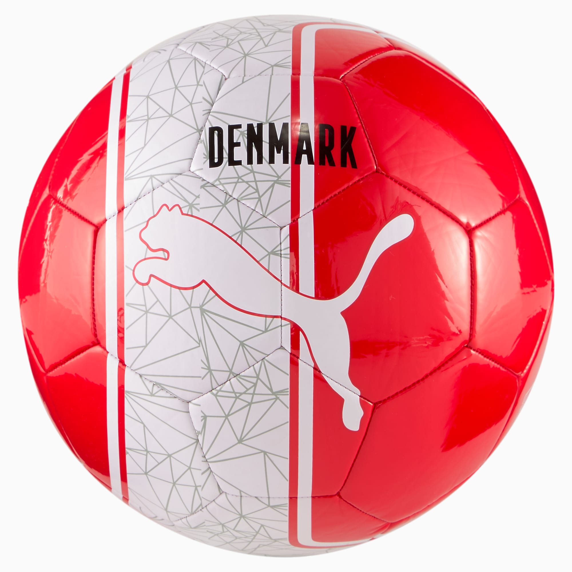PUMA Ballon d’entraînement sans licence Coupe d’Europe, Rouge, Taille 5, Accessoires
