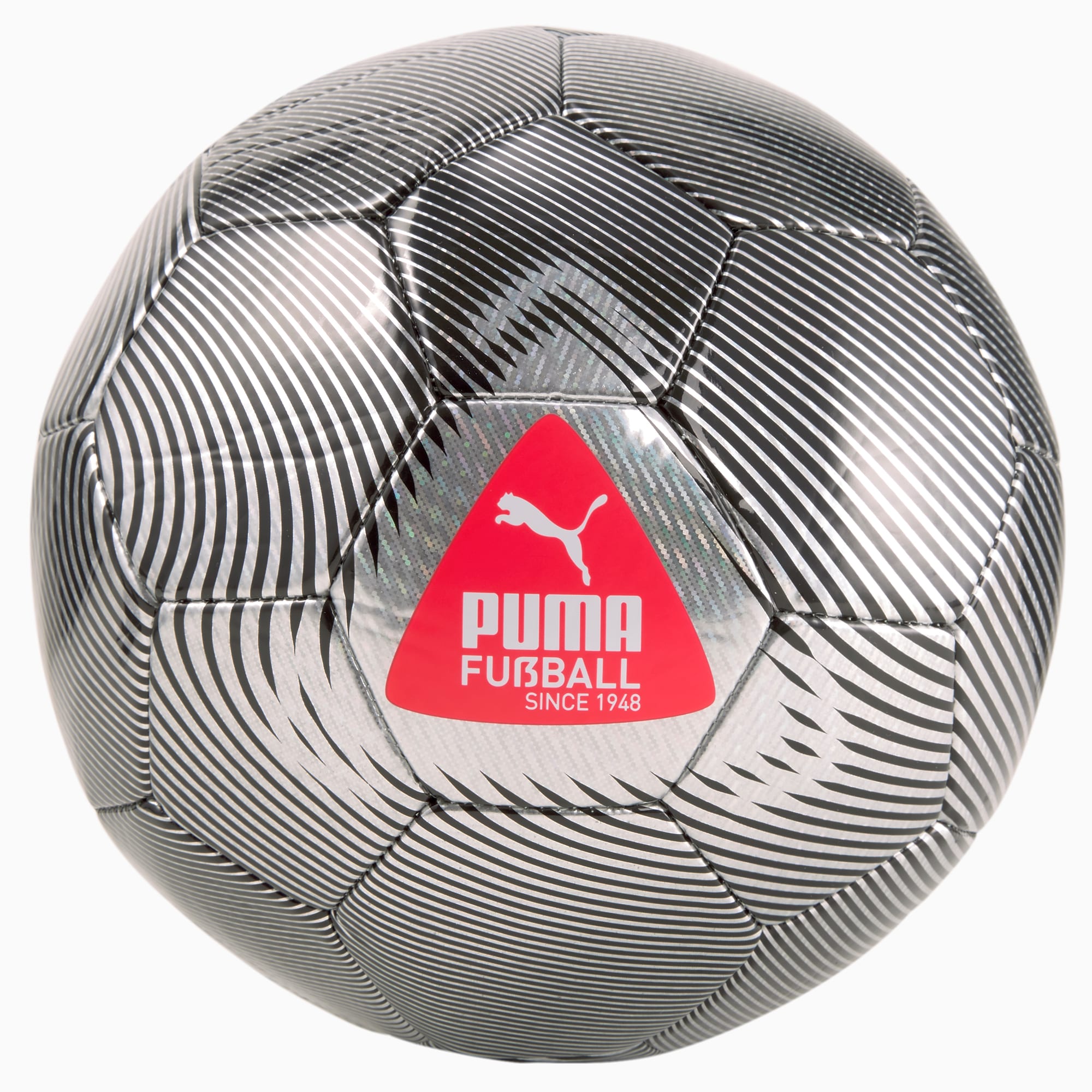 Pallone da calcio FUßBALL Cage, Nero/Argento, Taglia 4 | PUMA