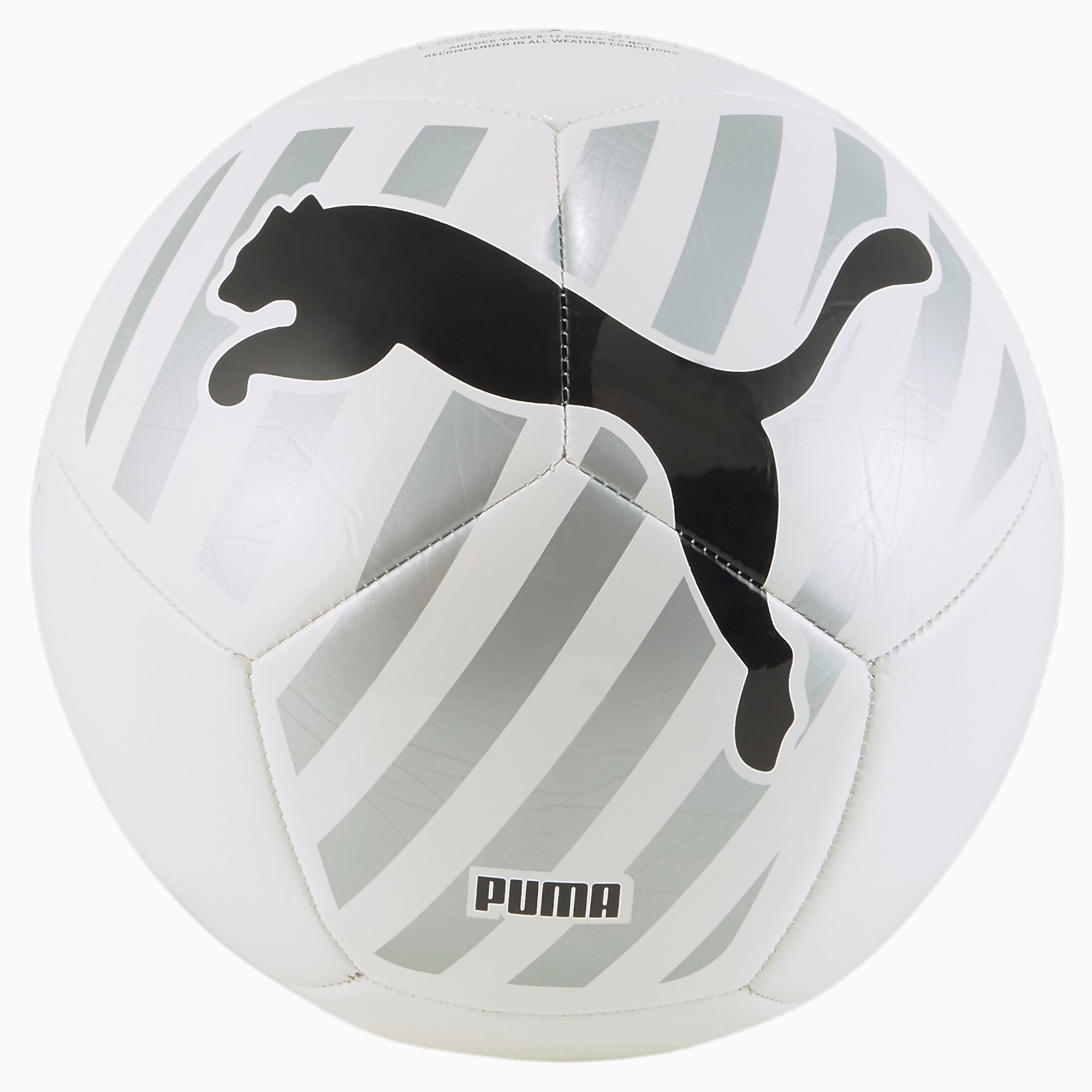 Puma voetbal big cat - maat 4 - wit/grijs