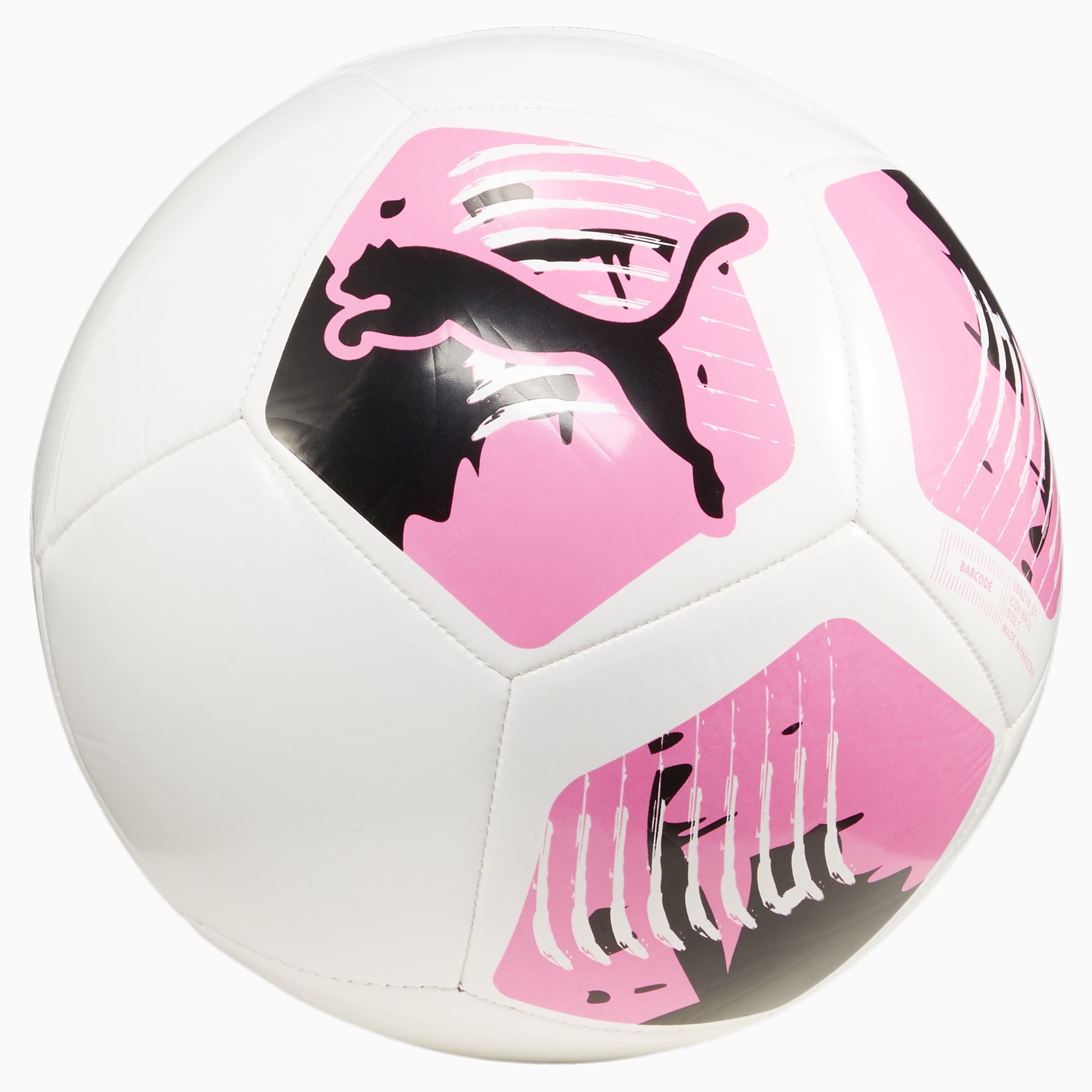 Women's PUMA Big Cat Football Ball, White/Poison Pink/Black, Size 3, Accessories