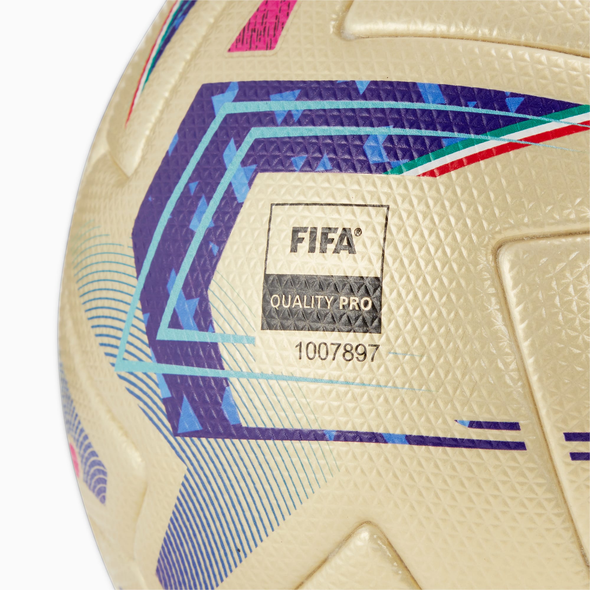 PUMA Serie A Special Edition FIFA Quality Pro Fußball, Gold/Blau, Größe: 5