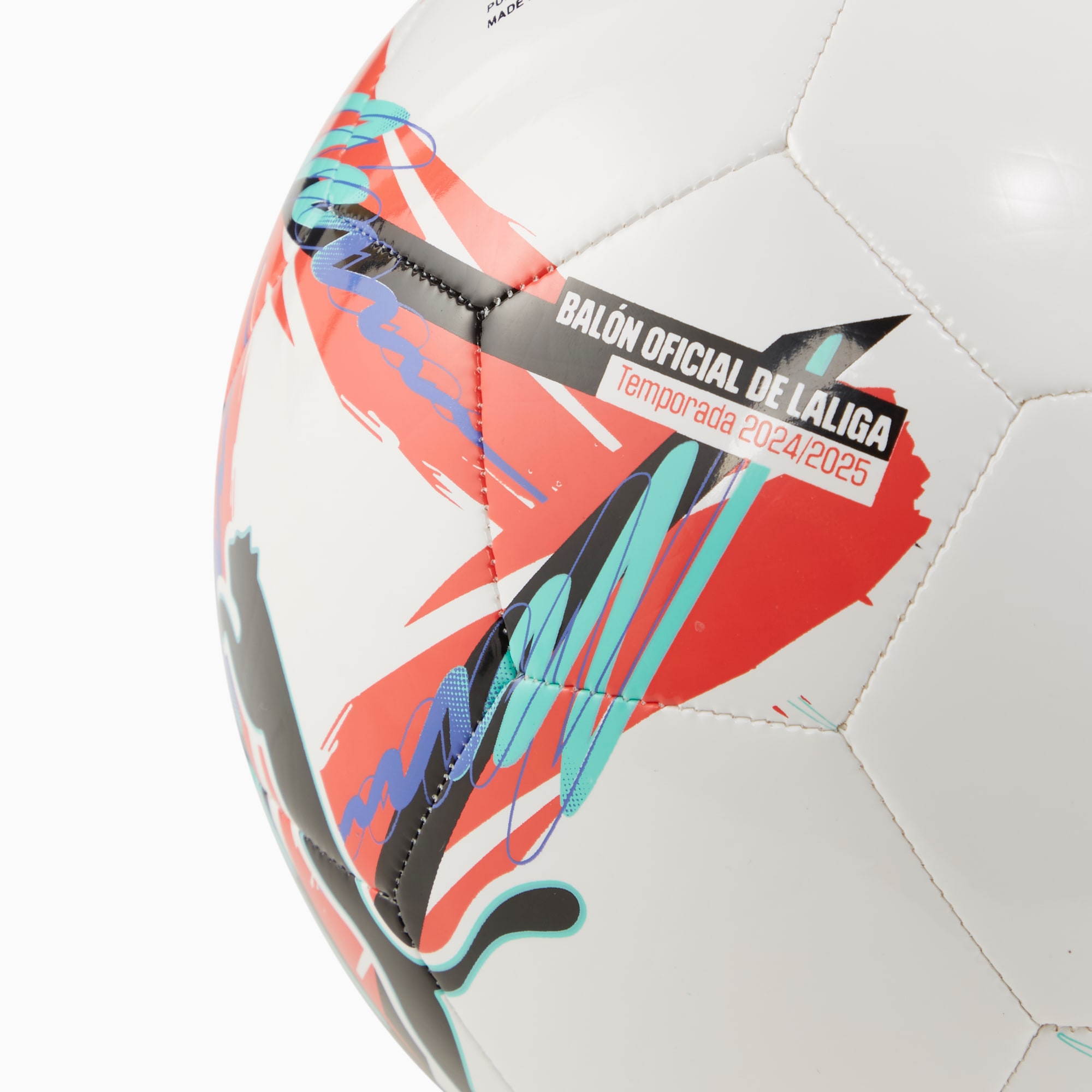 PUMA Orbita LaLiga 1 voetbal voor Dames, Meerkleurig/Wit