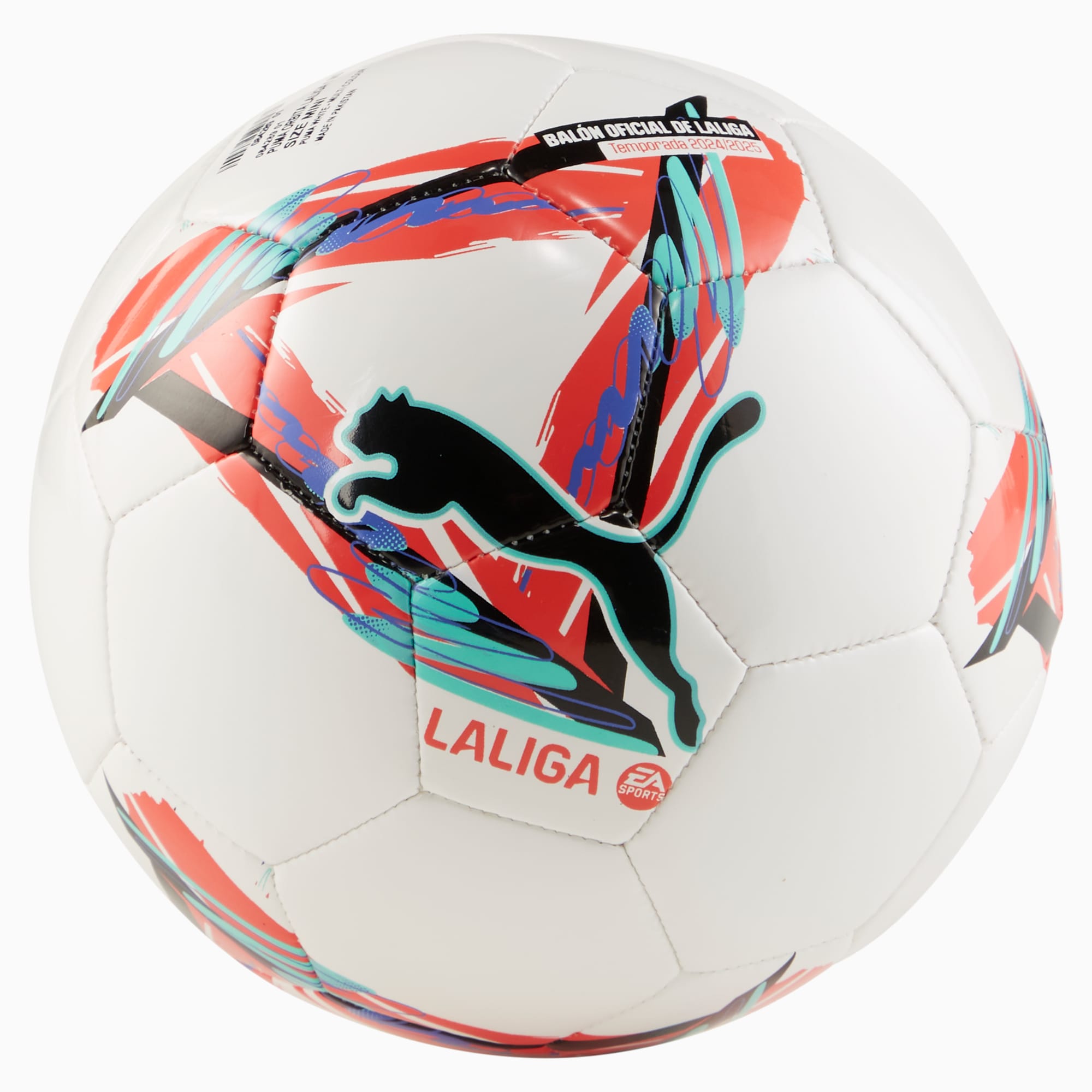 PUMA Orbita La Liga 1 Miniball, Weiß, Größe: Mini