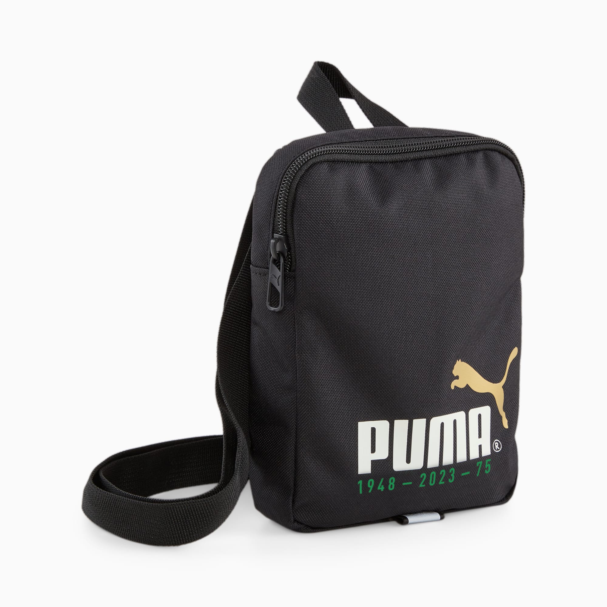 Women's PUMA Phase 75 Years Portable Bag, Black/75 Years Celebration, Accessories