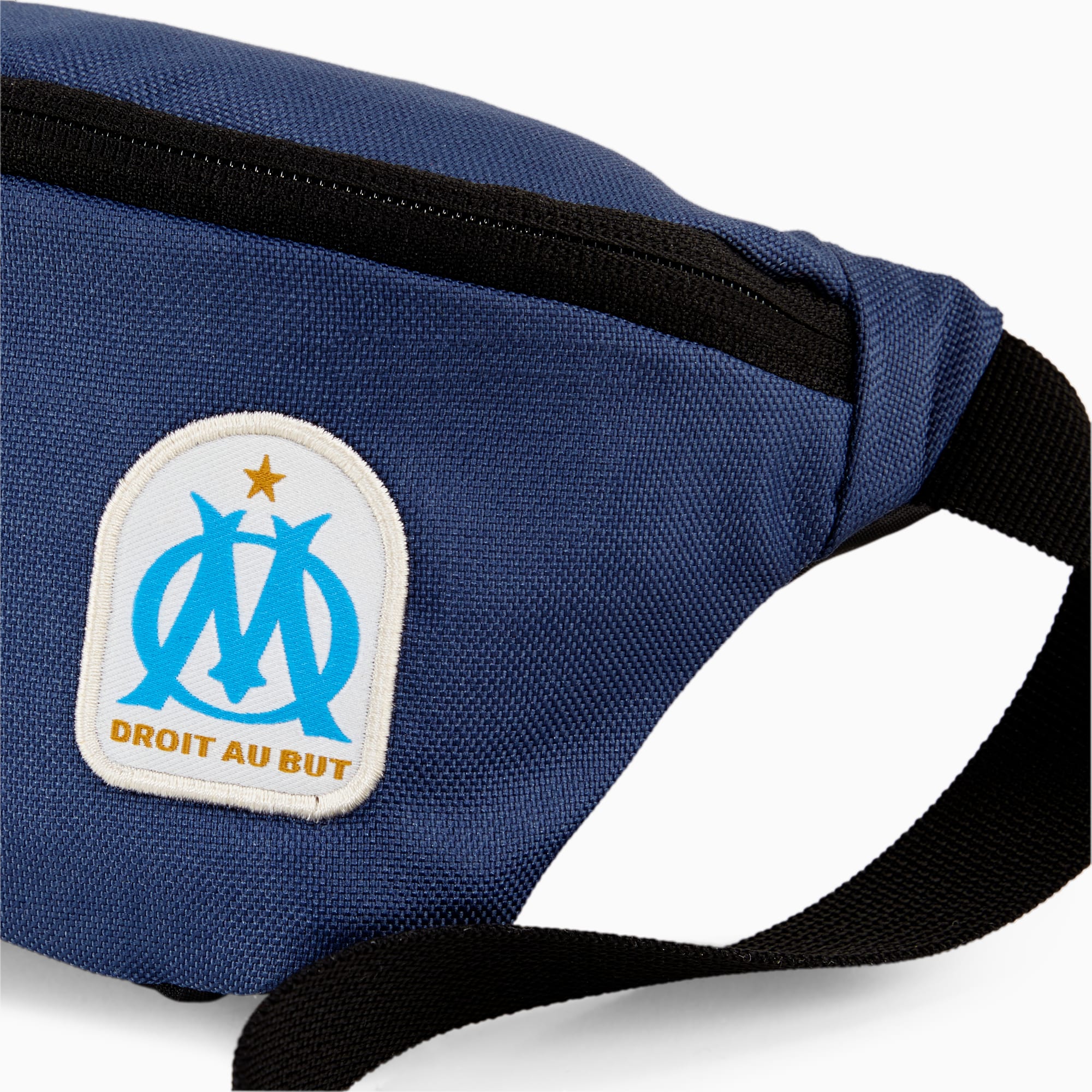 Women's PUMA Olympique De Marseille Waist Bag, Dark Blue, Accessories