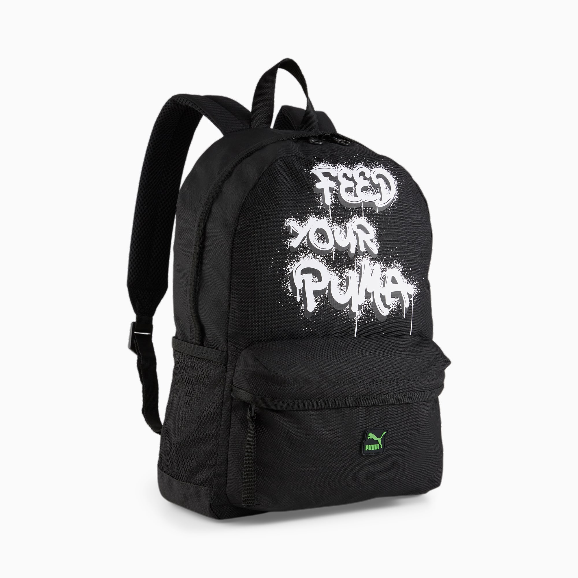 Feed Your PUMA Youth Backpack, Black/Graphic, Accessories