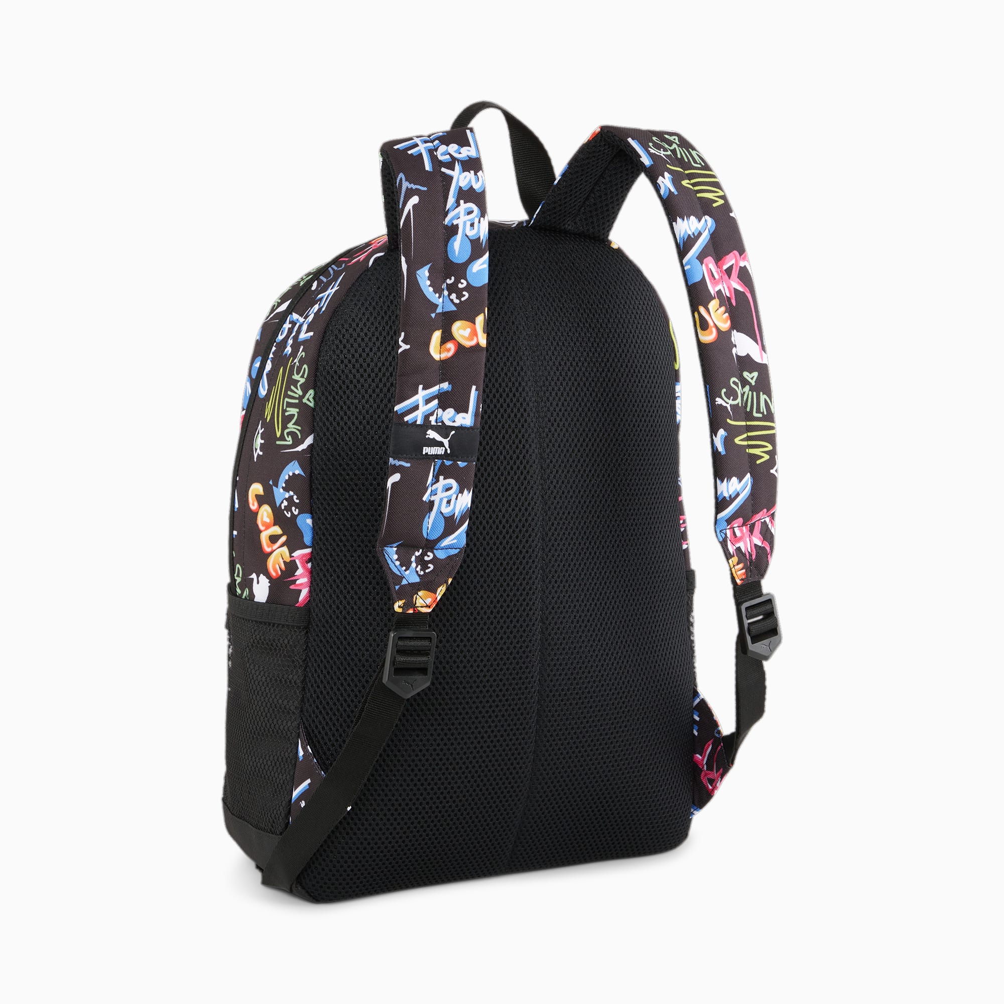 Feed Your PUMA Youth Backpack, Black/AOP, Accessories