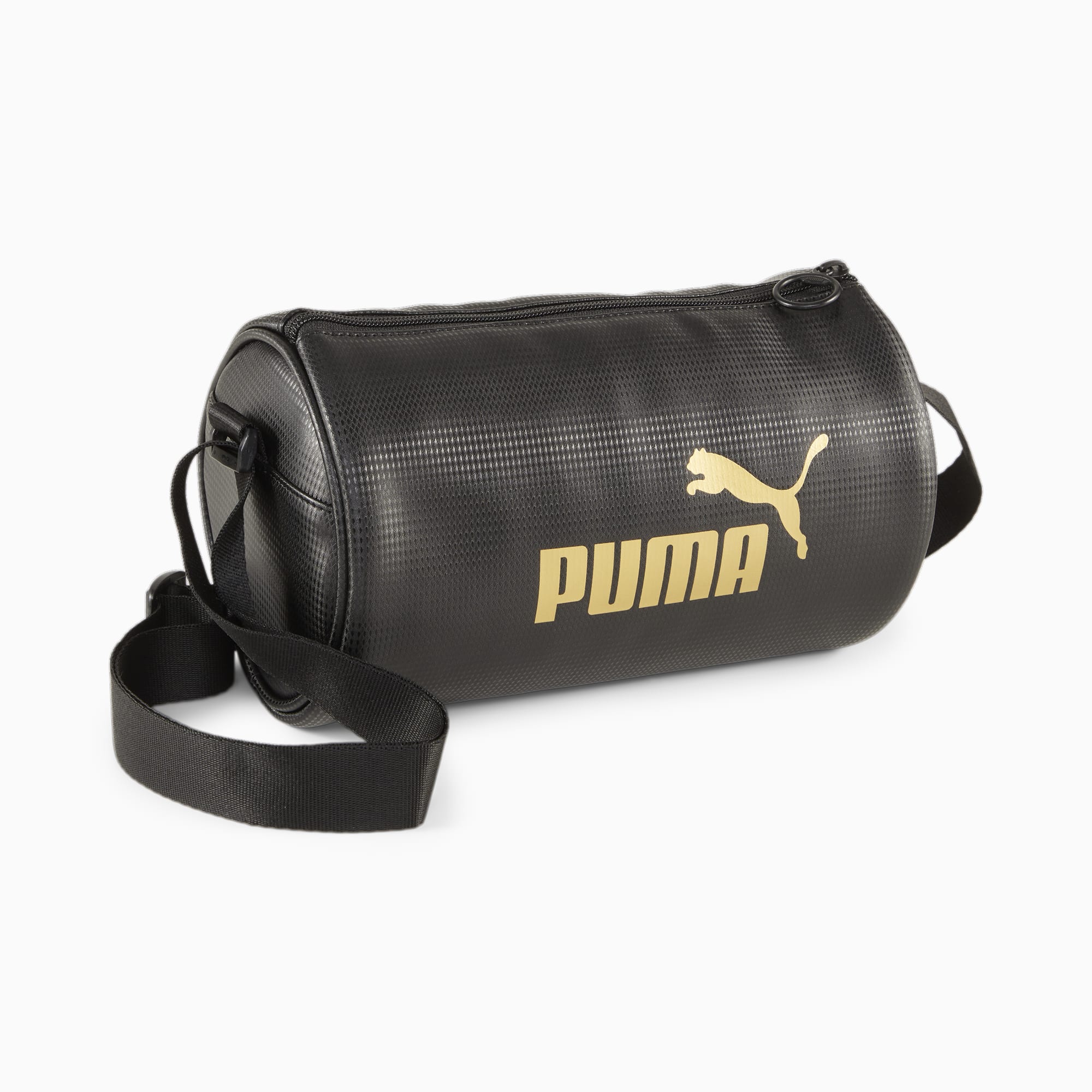 Women's PUMA Core Up Barrel Bag, Black, Accessories