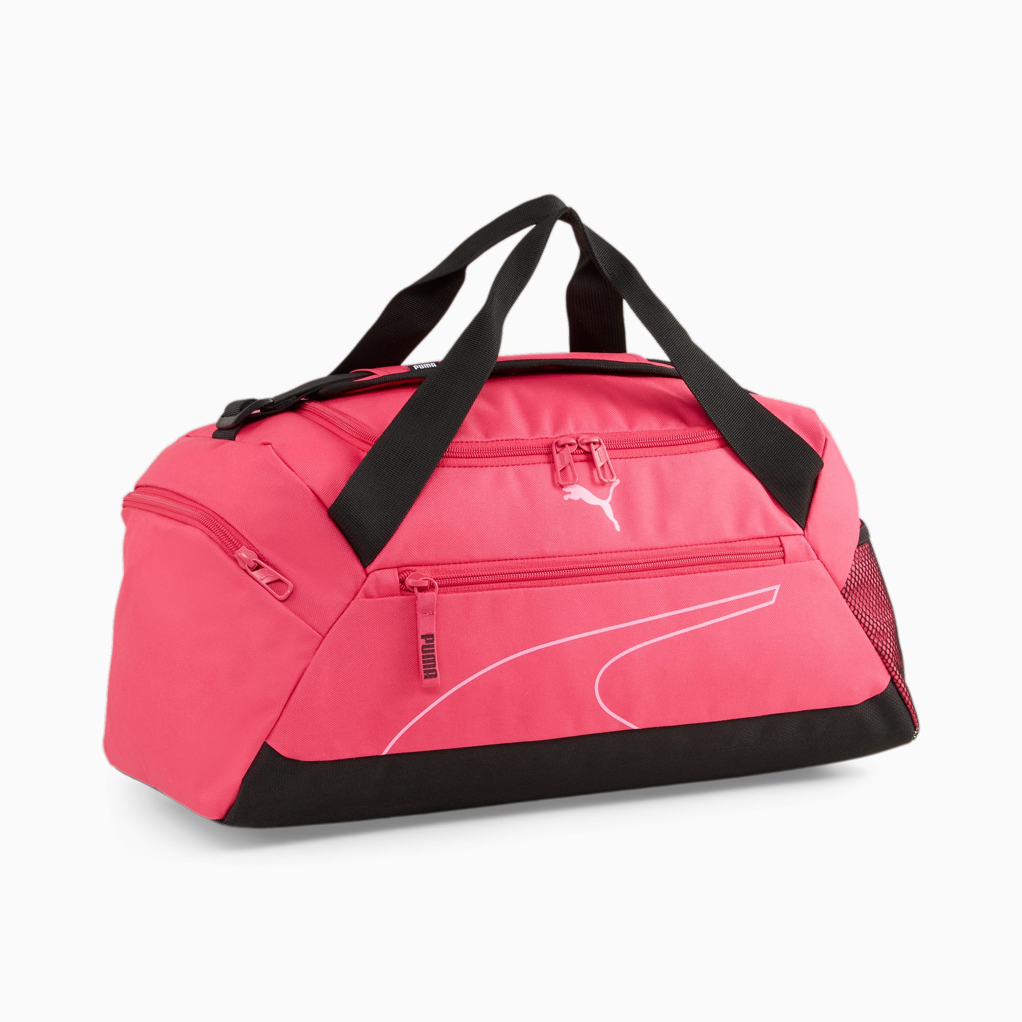 Women's PUMA Fundamentals Small Sports Bag, Garnet Rose/Fast Pink, Accessories