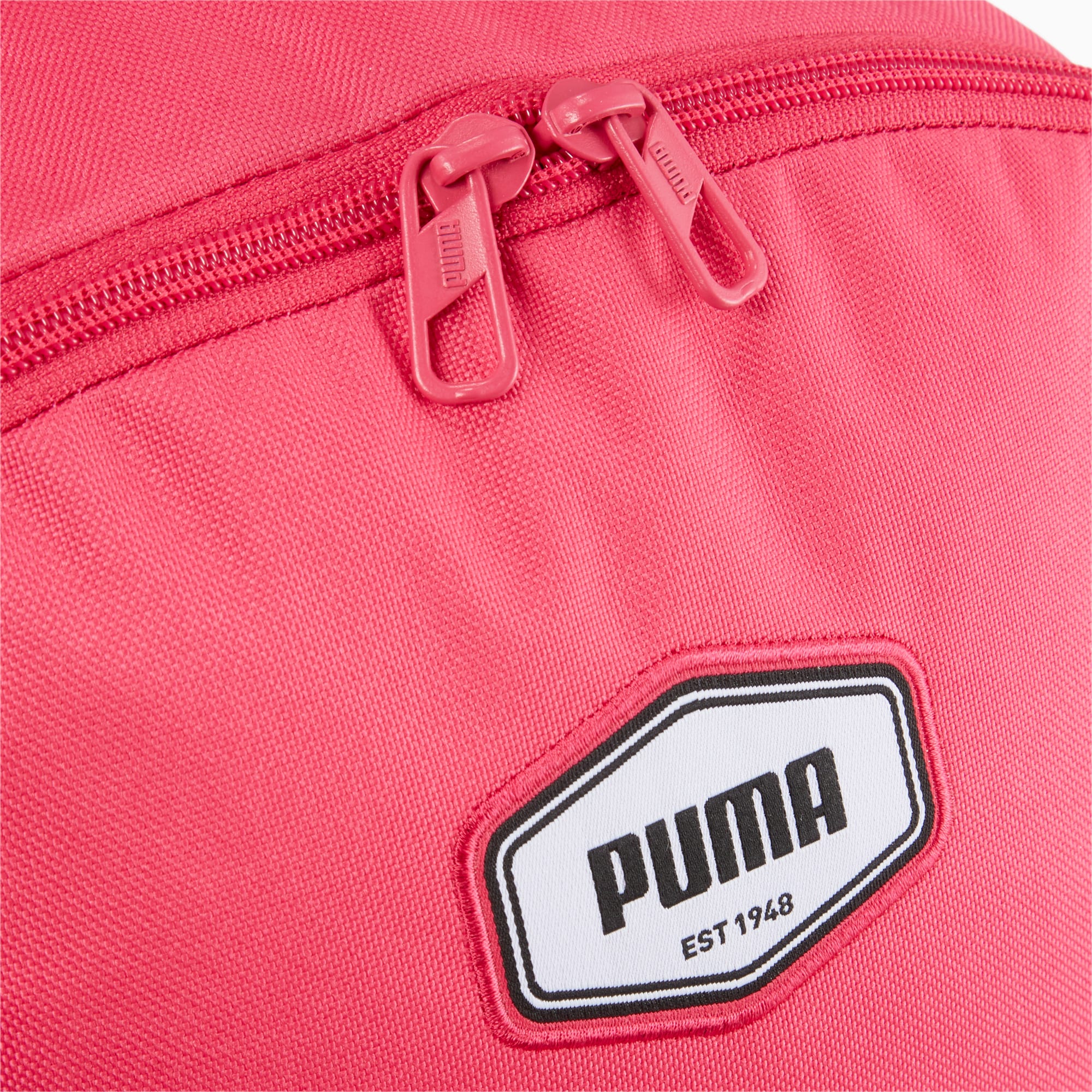 Women's PUMA Patch Backpack, Garnet Rose, Accessories