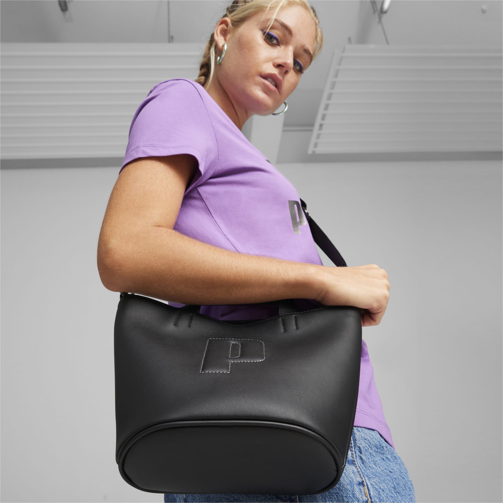 Women's PUMA Sense Mini Shopper Bag, Black