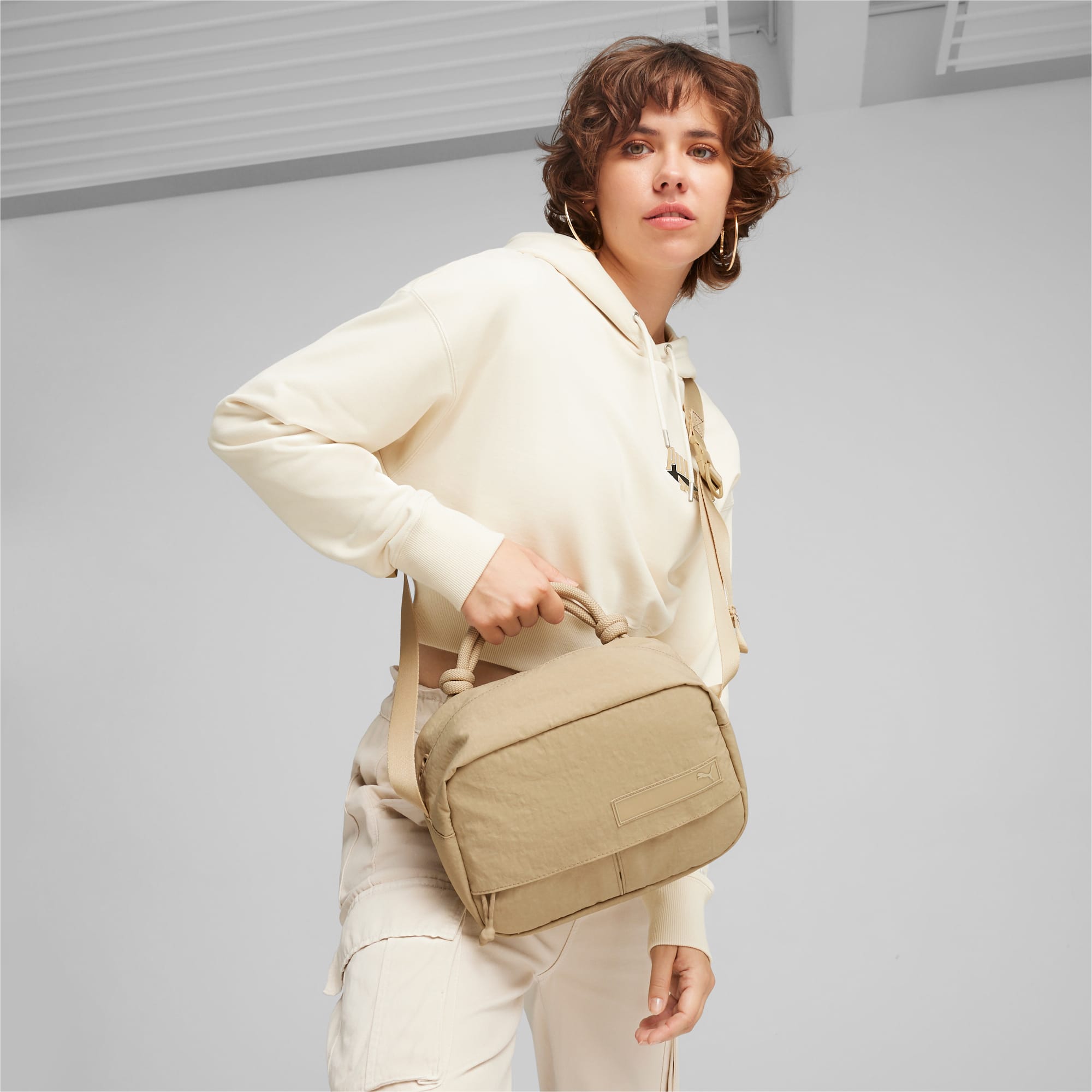 PUMA.BL Crossbody Bag Per Donna, Beige/Altro