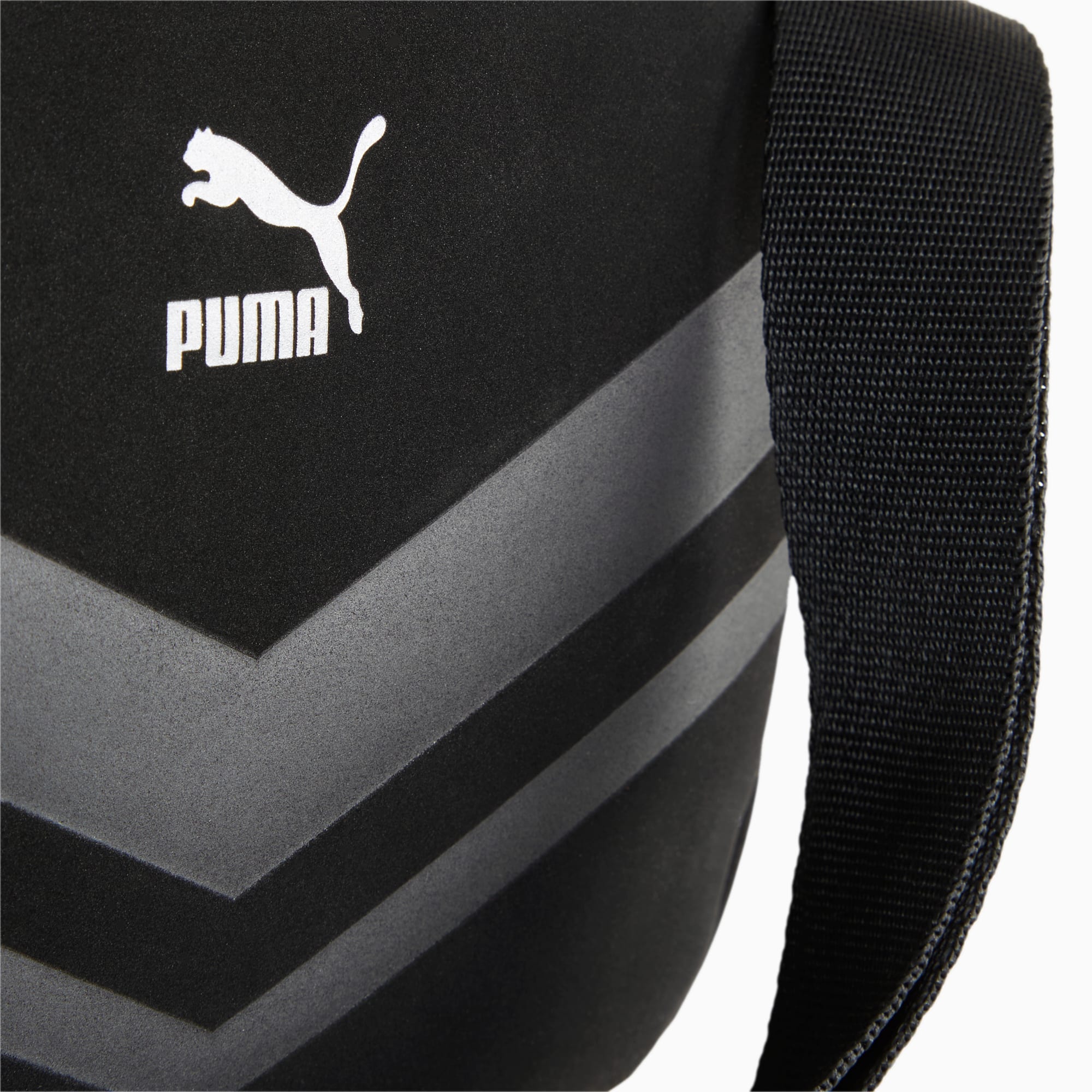 PUMA Classics kleine crossbodytas voor Dames, Zwart