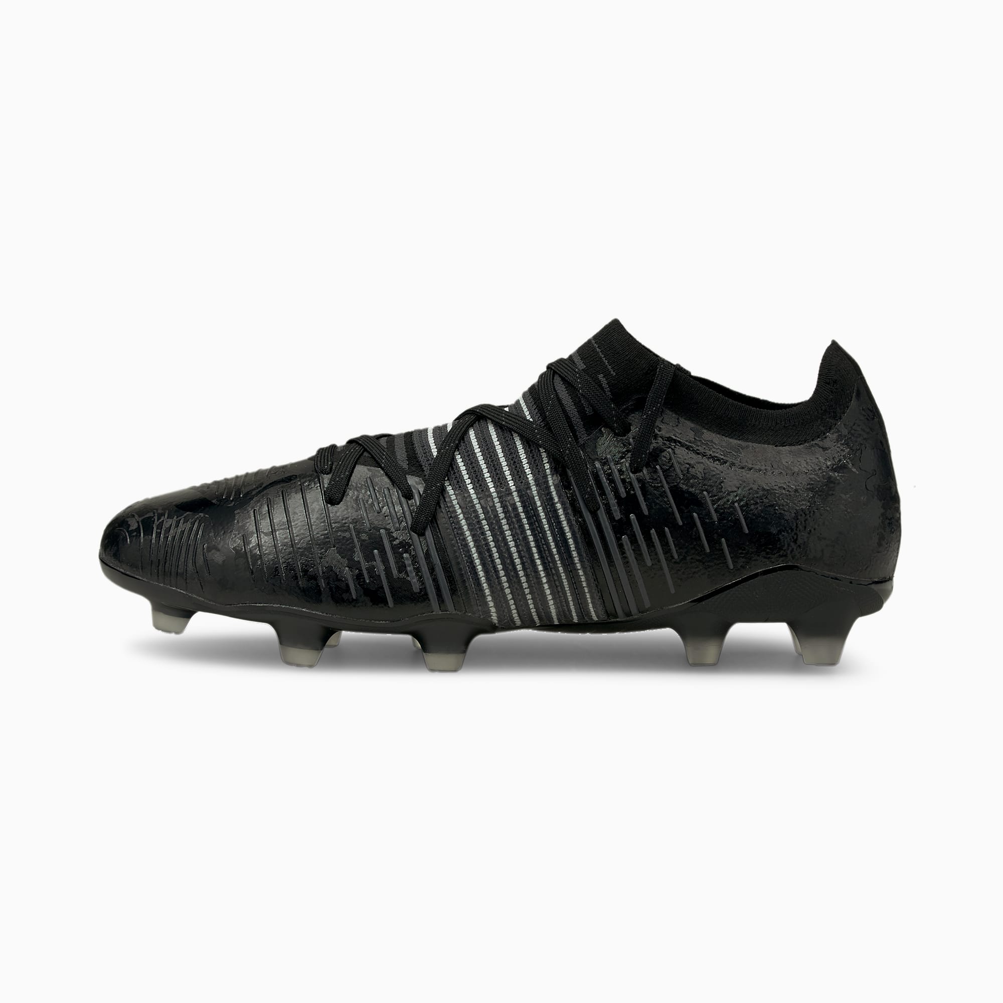 PUMA Chaussures de football FUTURE Z 2.1 FG/AG homme, Noir/Gris, Taille 40.5, Chaussures
