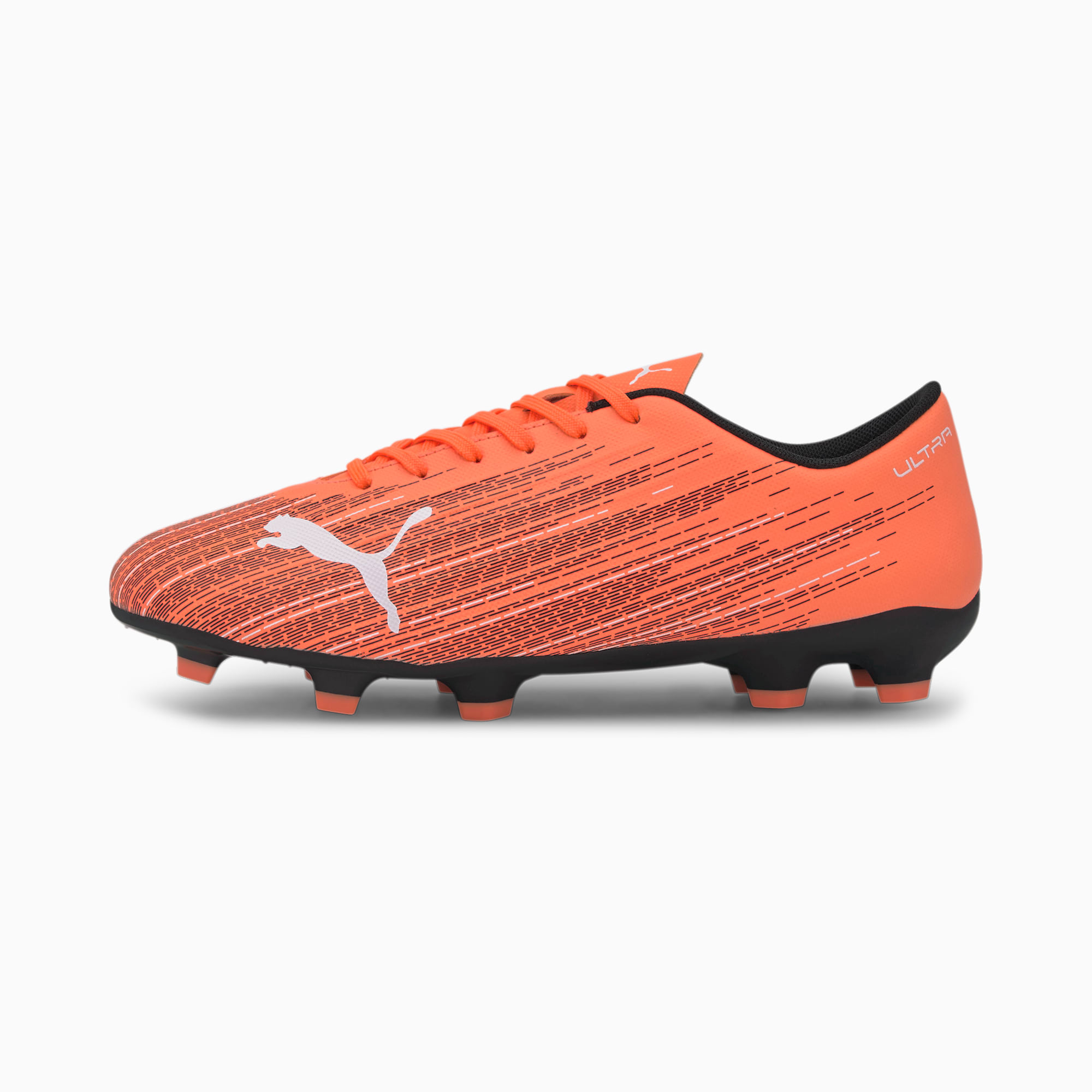 PUMA Chaussures de football ULTRA 4.1 FG/AG homme, Orange/Noir, Taille 44, Chaussures